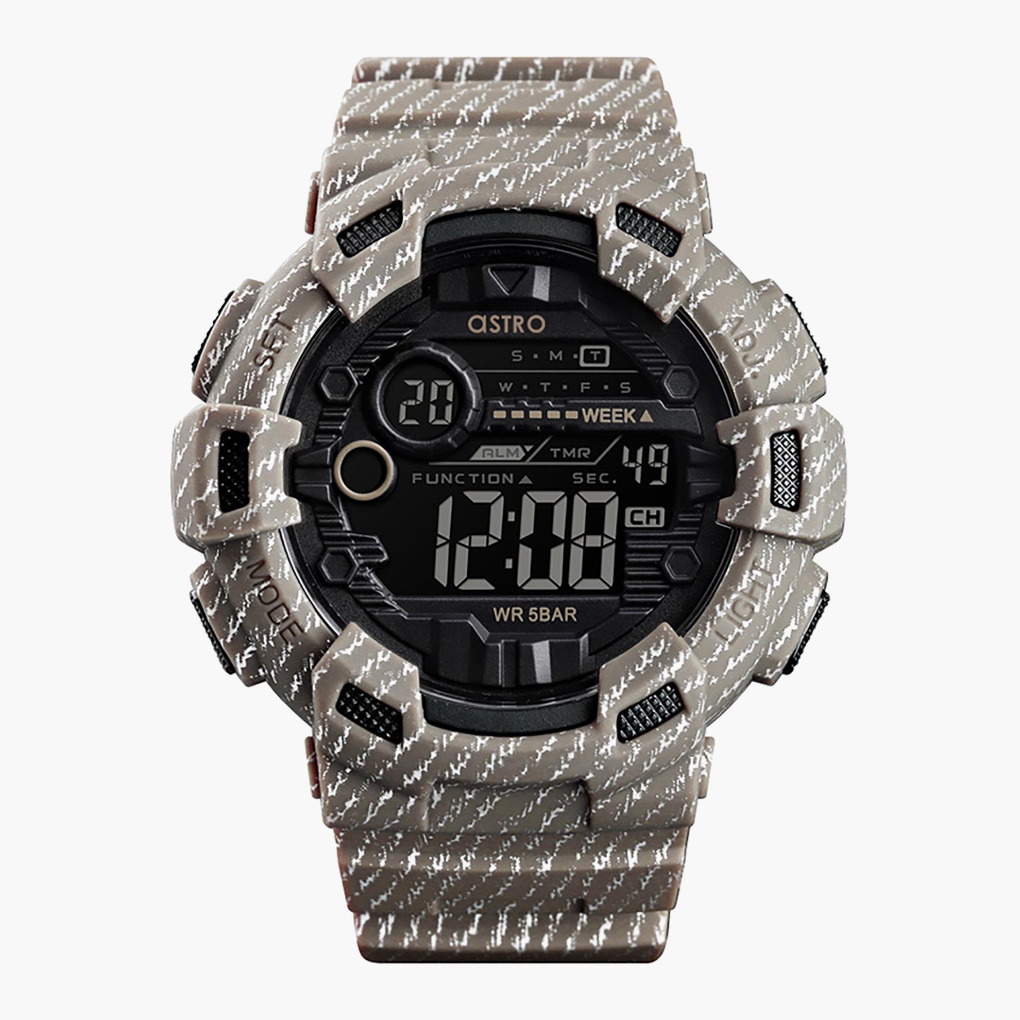 A9928-PPCB- راقب حزام لدائن رقميّة اللون البيج للرجال أسترو-men-watchesandjewellery-watches-image-1