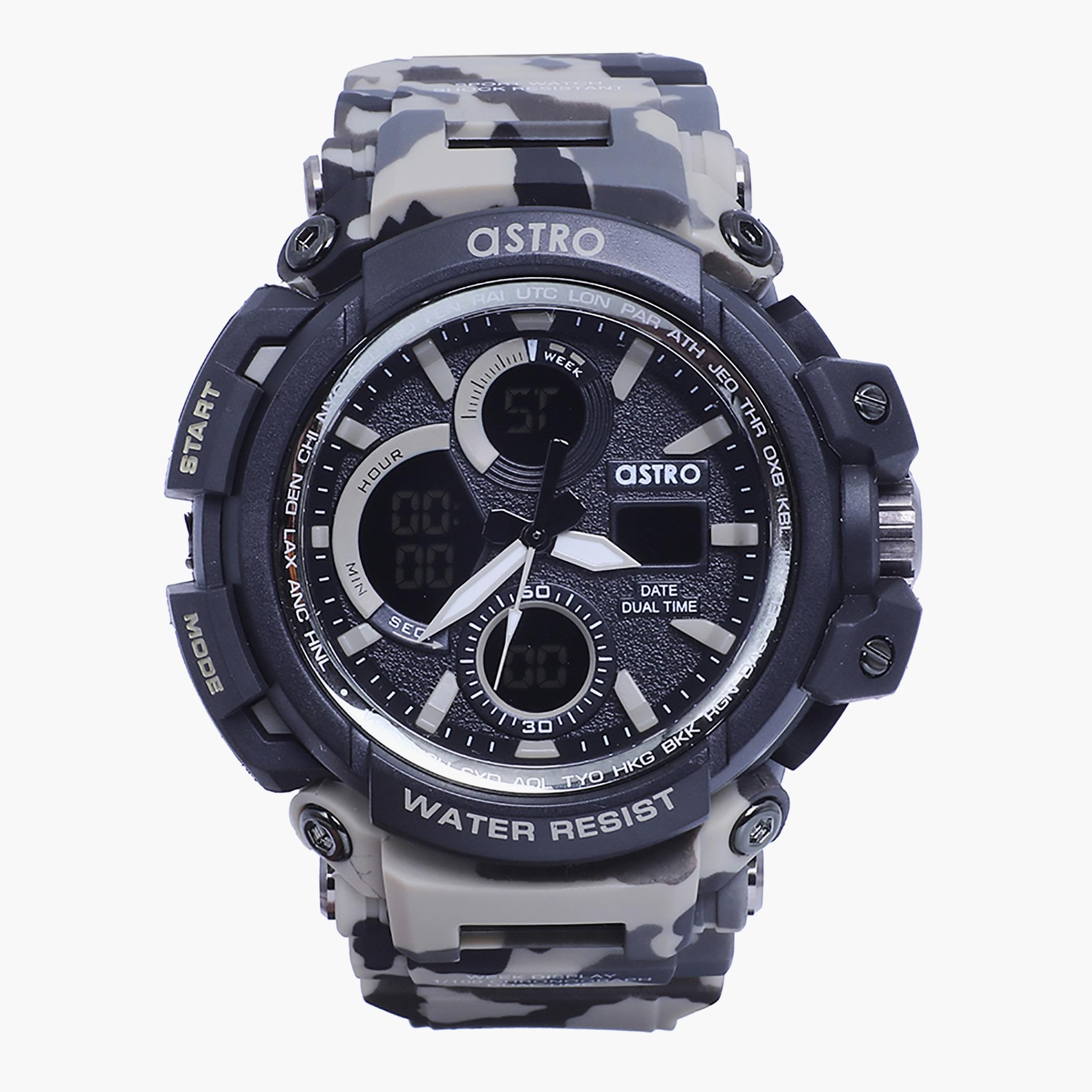 A9818-CAMOKHAKI- راقب رجال رجال حزام لدائن تناظرية/ رقمية متعدد الألوان للرجال أسترو-men-watchesandjewellery-watches-image-1