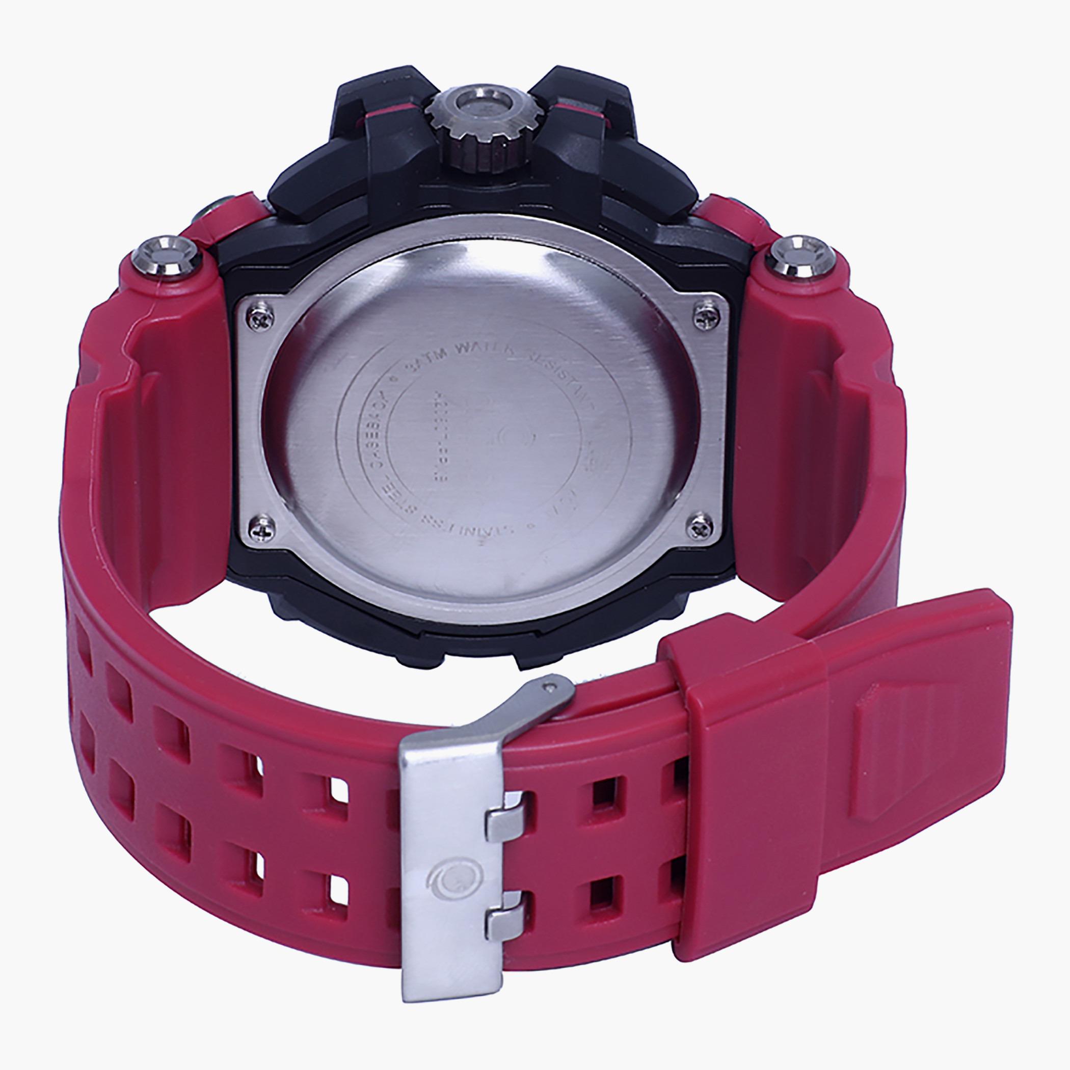 A20807-RED- راقب رجال حزام لدائن تناظرية/ رقمية أحمر للرجال أسترو-men-watchesandjewellery-watches-image-3
