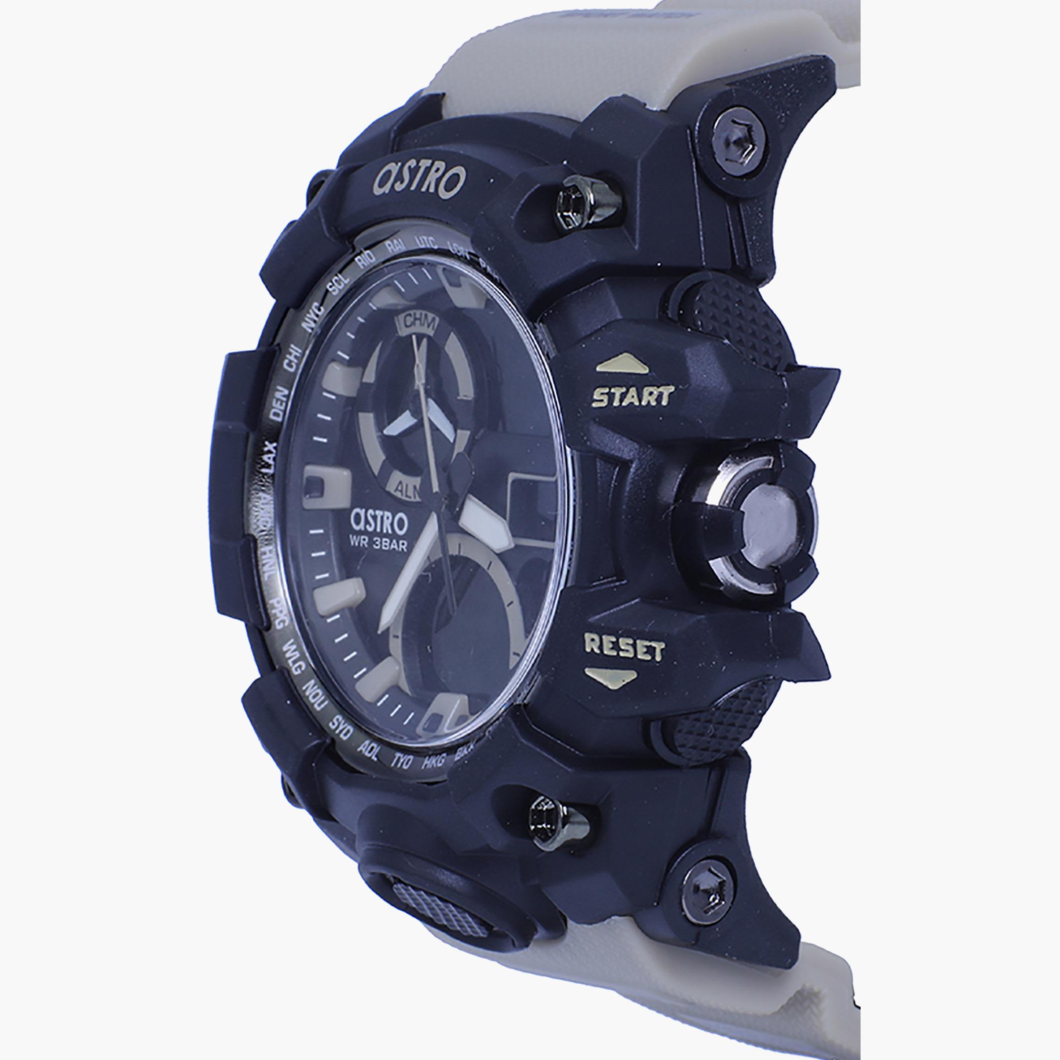 Astro Men Khaki Strap Analog-Digital Watch - A20808-KHAKI-men-watchesandjewellery-watches-image-2