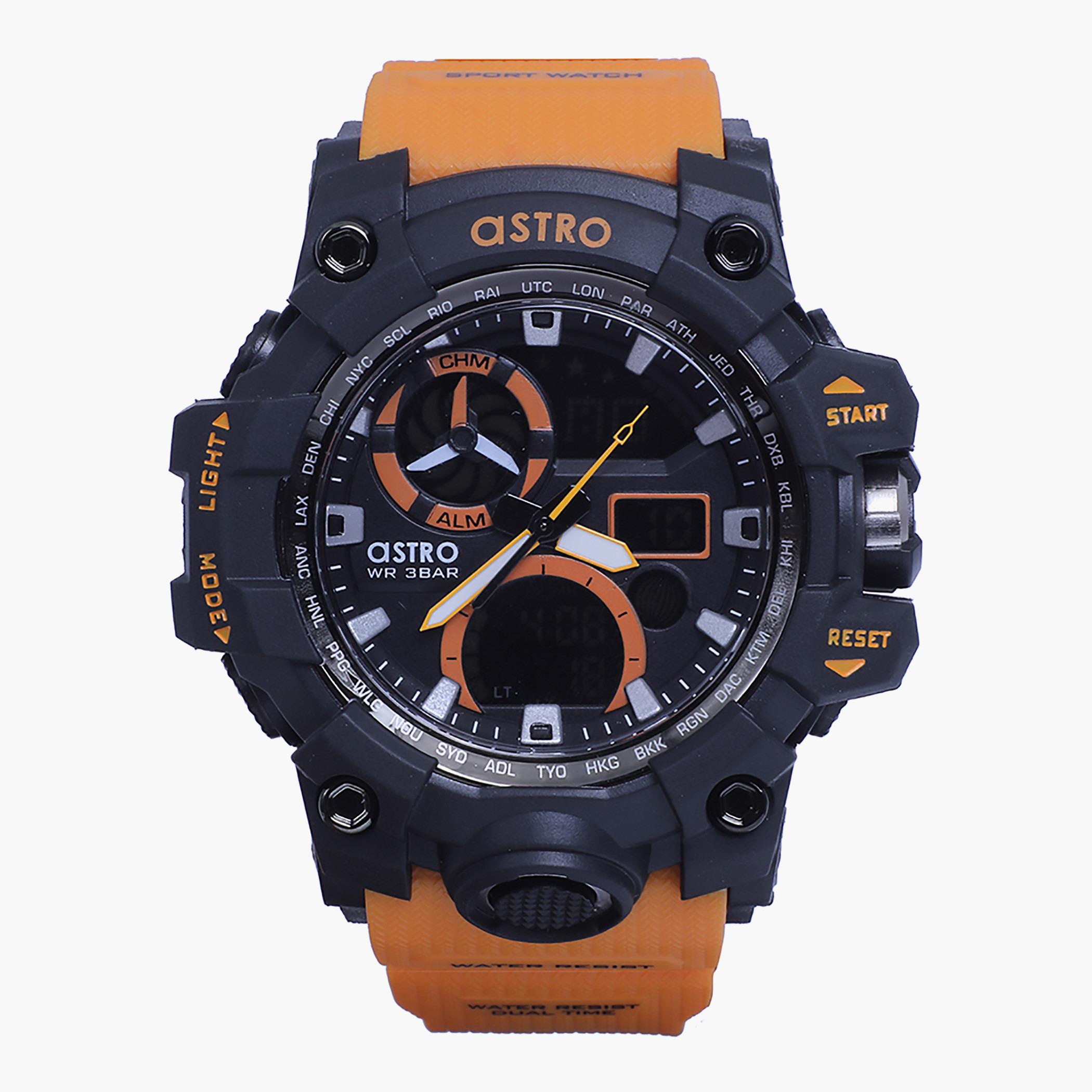 A20808-ORANGE- راقب رجال حزام لدائن تناظرية/ رقمية البرتقالي للرجال أسترو-men-watchesandjewellery-watches-image-1