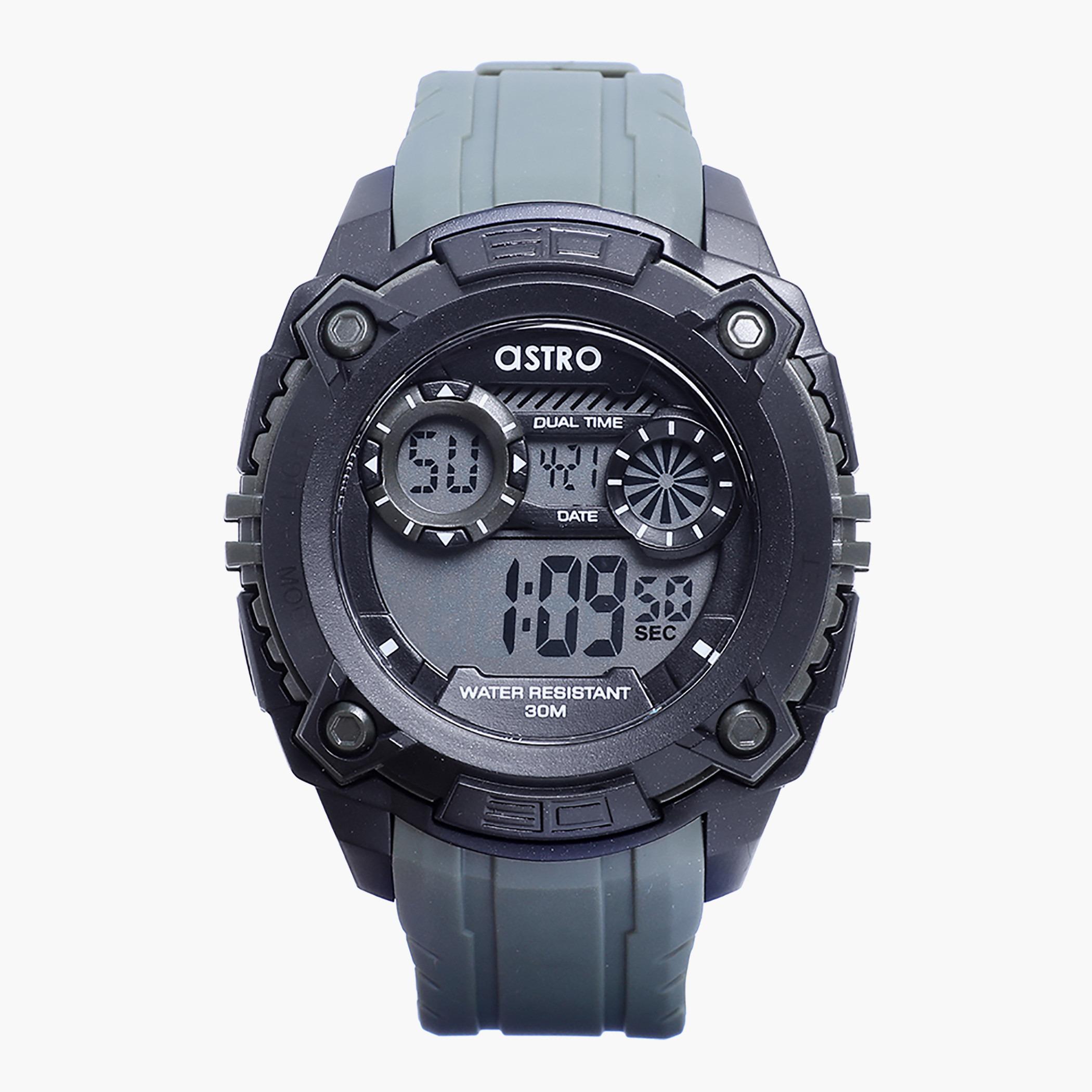 Astro Men Green Strap Digital Watch - A20909-ARMYGREEN-men-watchesandjewellery-watches-image-1