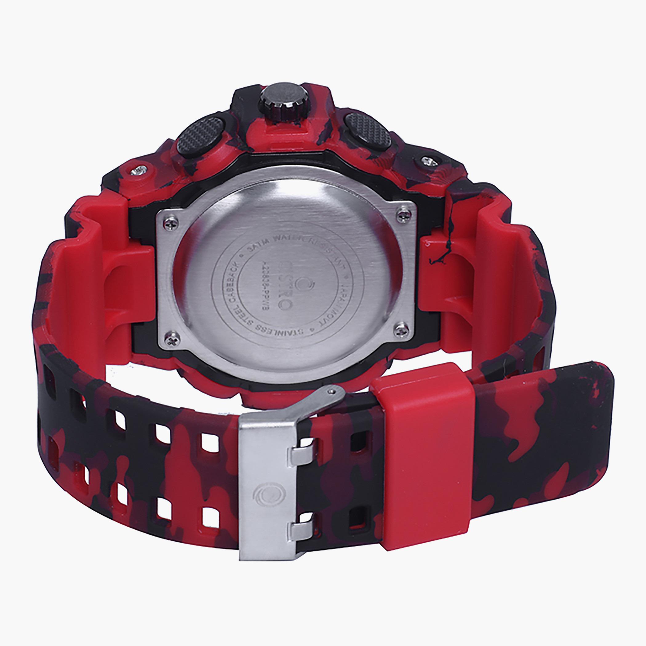 A20806-CAMORED- راقب رجال حزام لدائن تناظرية/ رقمية متعدد الألوان للرجال أسترو-men-watchesandjewellery-watches-image-3
