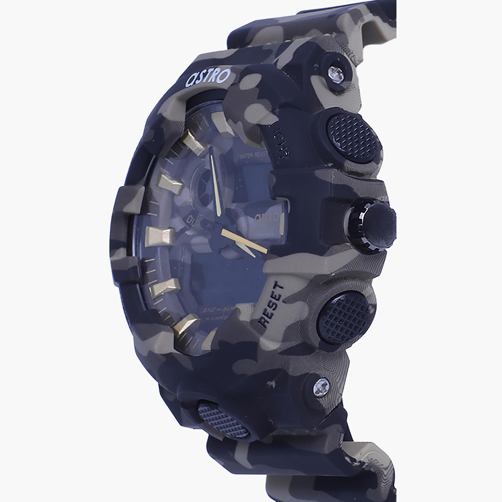 A20806-KHAKI- راقب حزام لدائن تناظرية/ رقمية متعدد الألوان للرجال أسترو-men-watchesandjewellery-watches-image-2