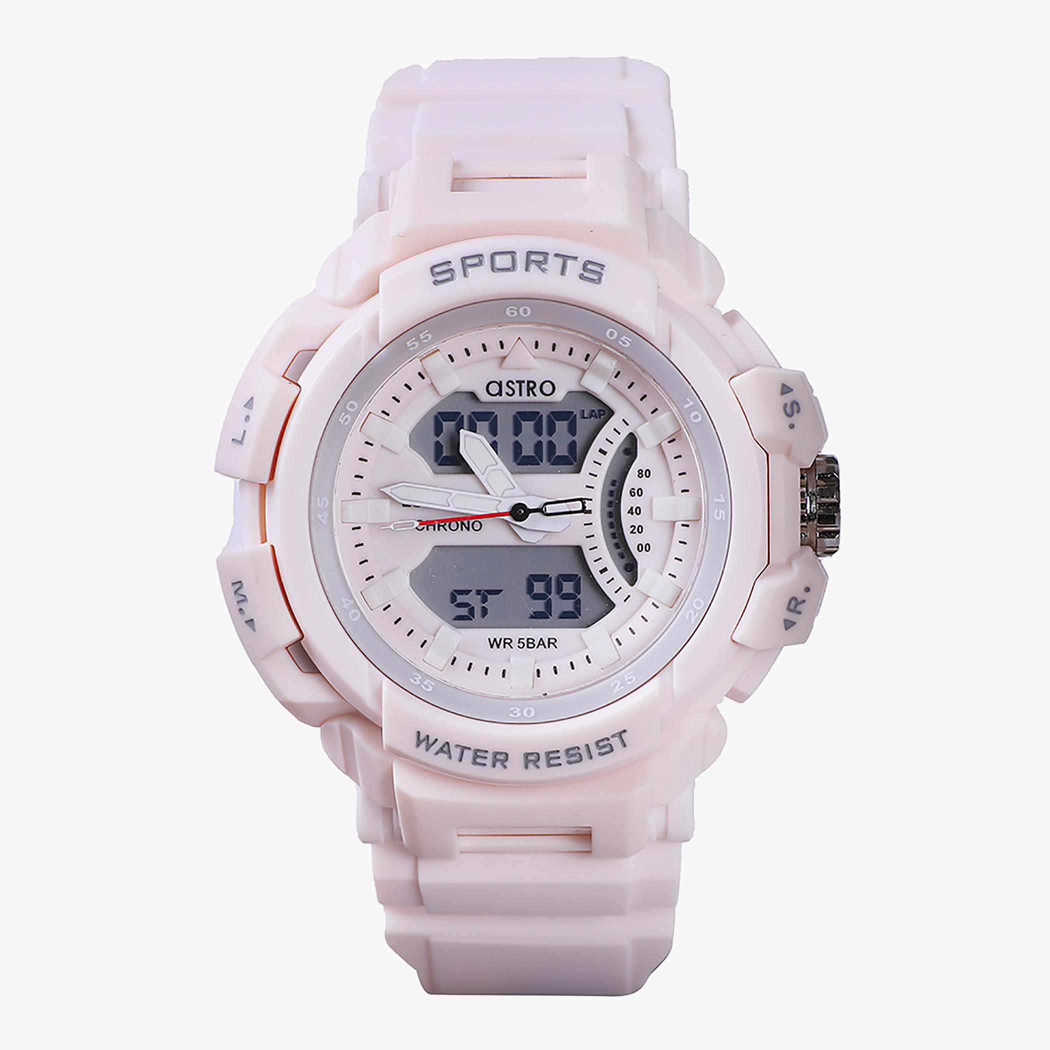 Astro Men Pink Strap Analog-Digital Watch - A20811-PPFW-men-watchesandjewellery-watches-image-1