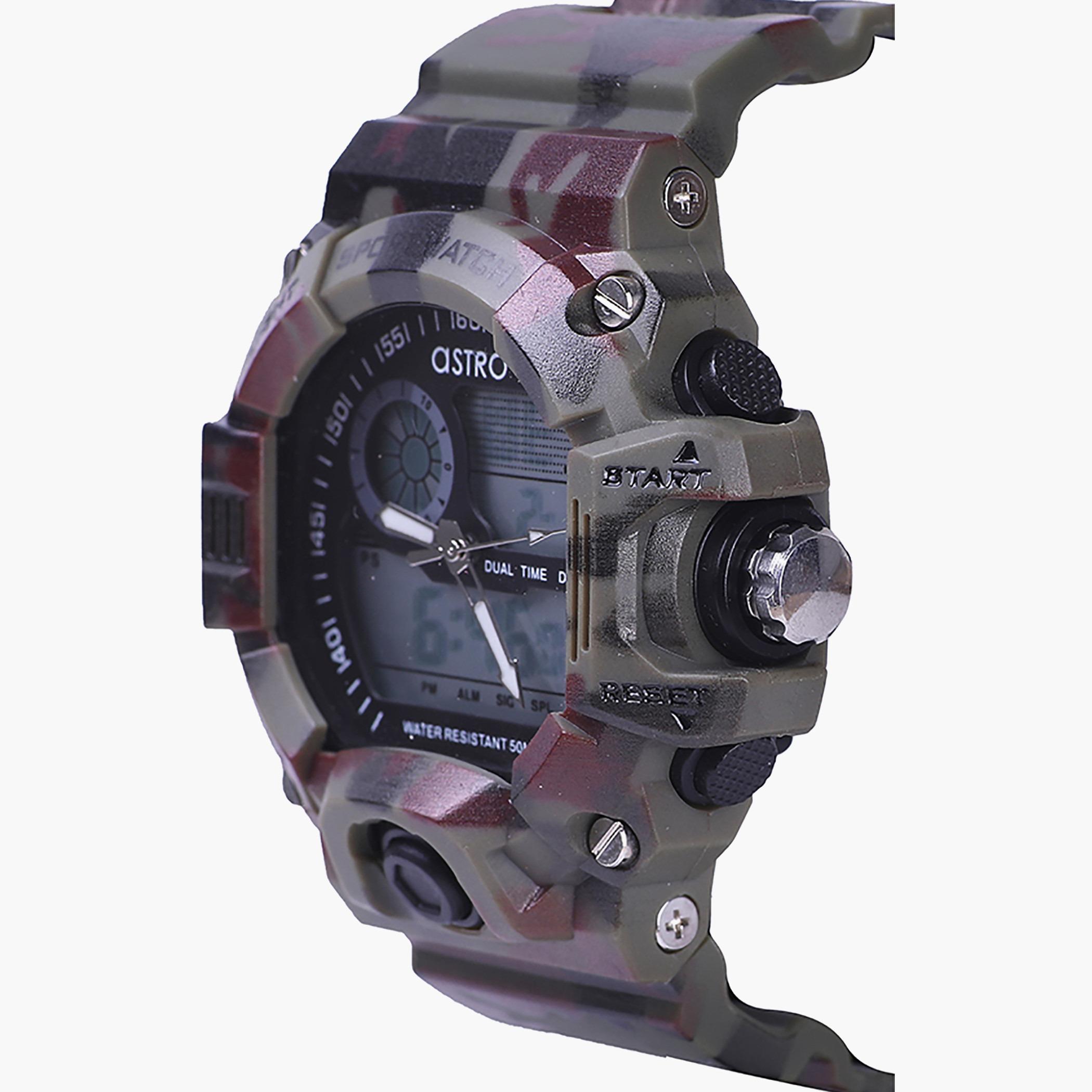 A20902-PPHB- راقب حزام لدائن تناظرية/ رقمية متعدد الألوان للرجال أسترو-men-watchesandjewellery-watches-image-2