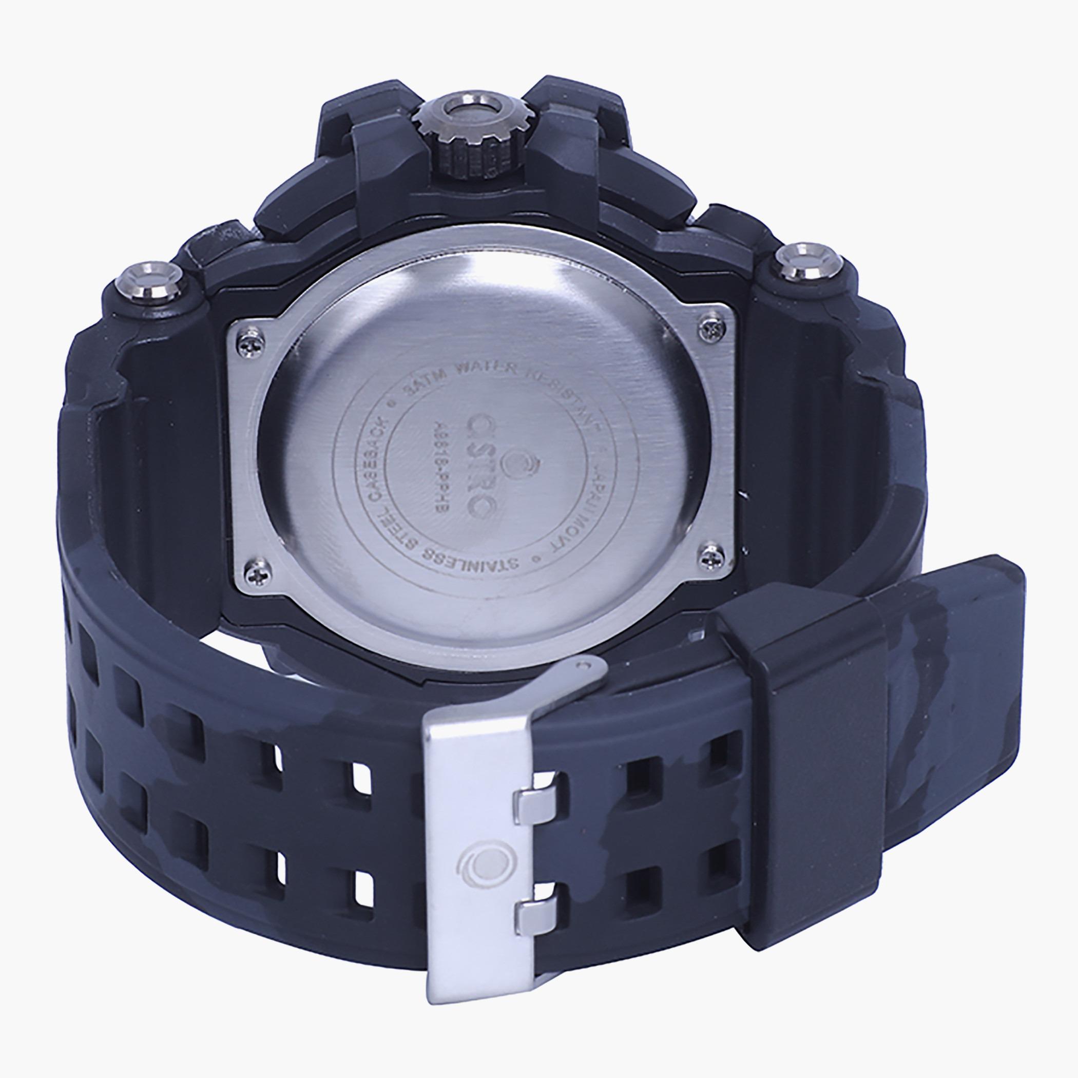 A9818-BLACK- راقب حزام لدائن تناظرية/ رقمية متعدد الألوان للرجال أسترو-men-watchesandjewellery-watches-image-3