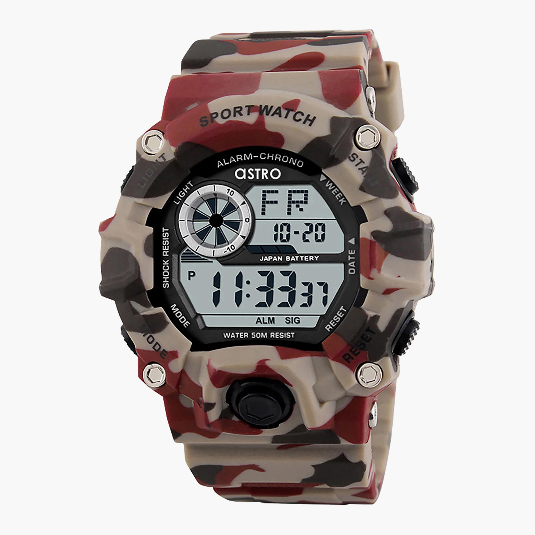 Astro Men Camouflage Strap Digital Watch - A9906-PPRB-men-watchesandjewellery-watches-image-1