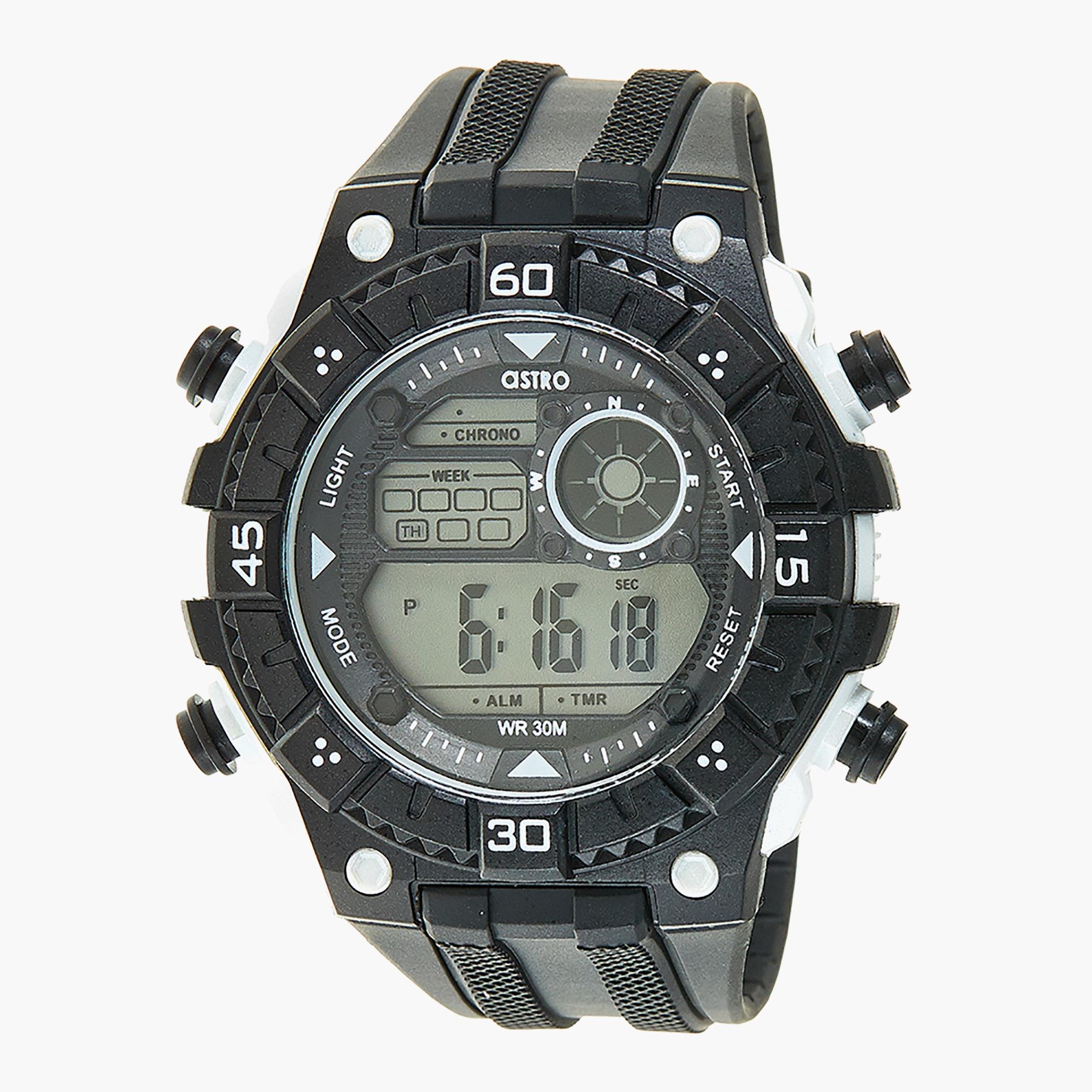 A9915-PPBBW- راقب حزام لدائن رقميّة أسود للرجال أسترو-men-watchesandjewellery-watches-image-1