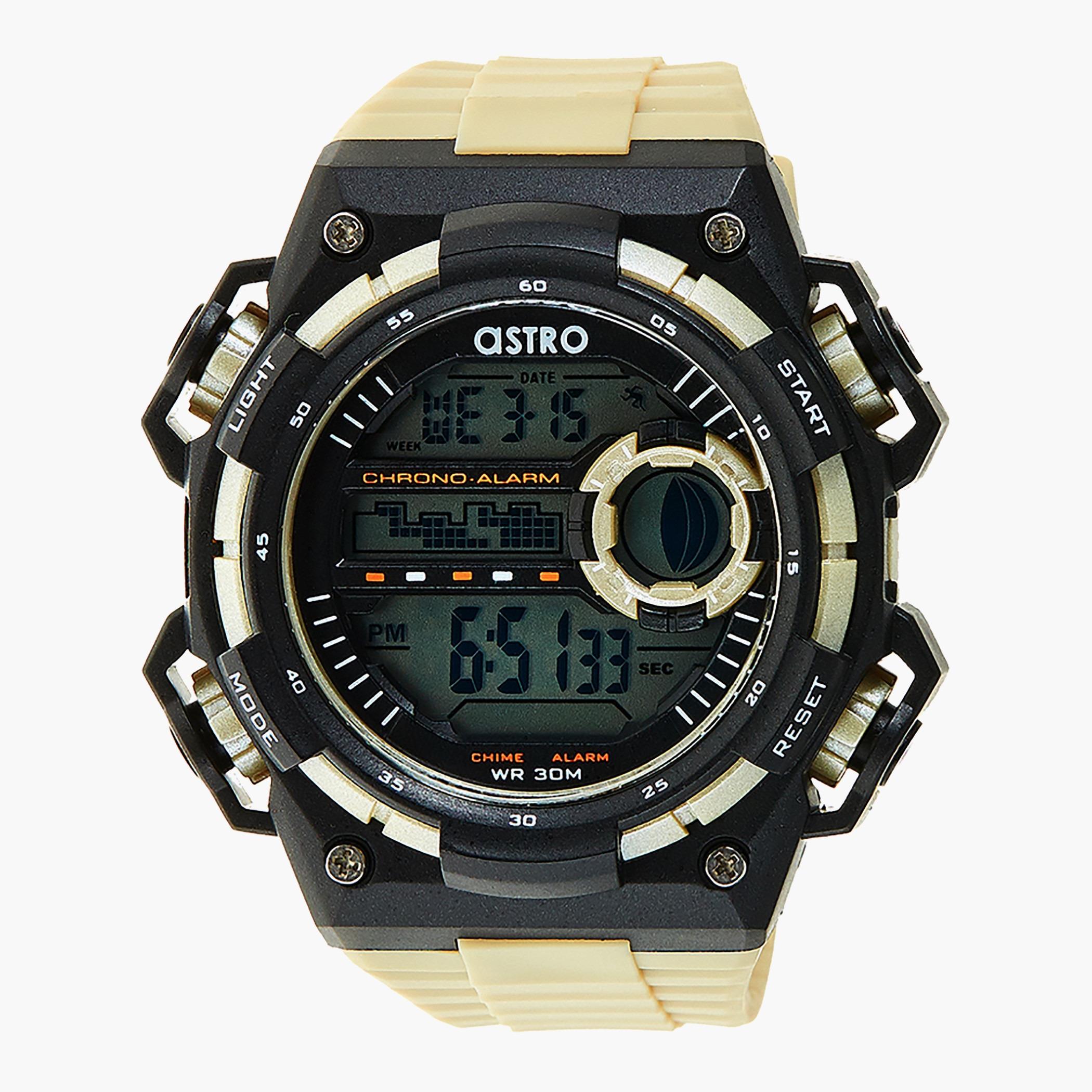 Astro Men Beige Strap Digital Watch - A9916-PPXB-men-watchesandjewellery-watches-image-1