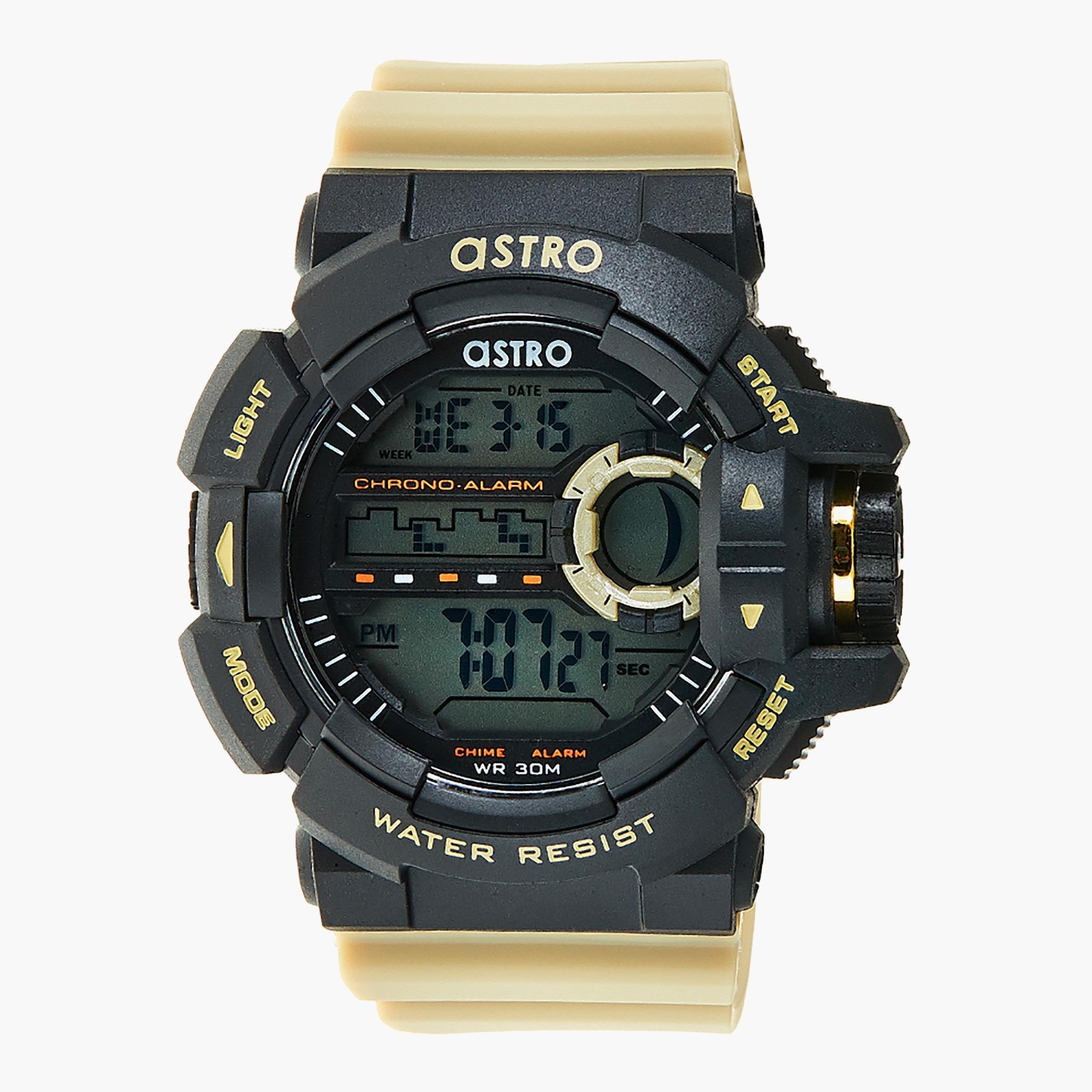 A9917-PPXB- راقب حزام لدائن رقميّة اللون البيج للرجال أسترو-men-watchesandjewellery-watches-image-1