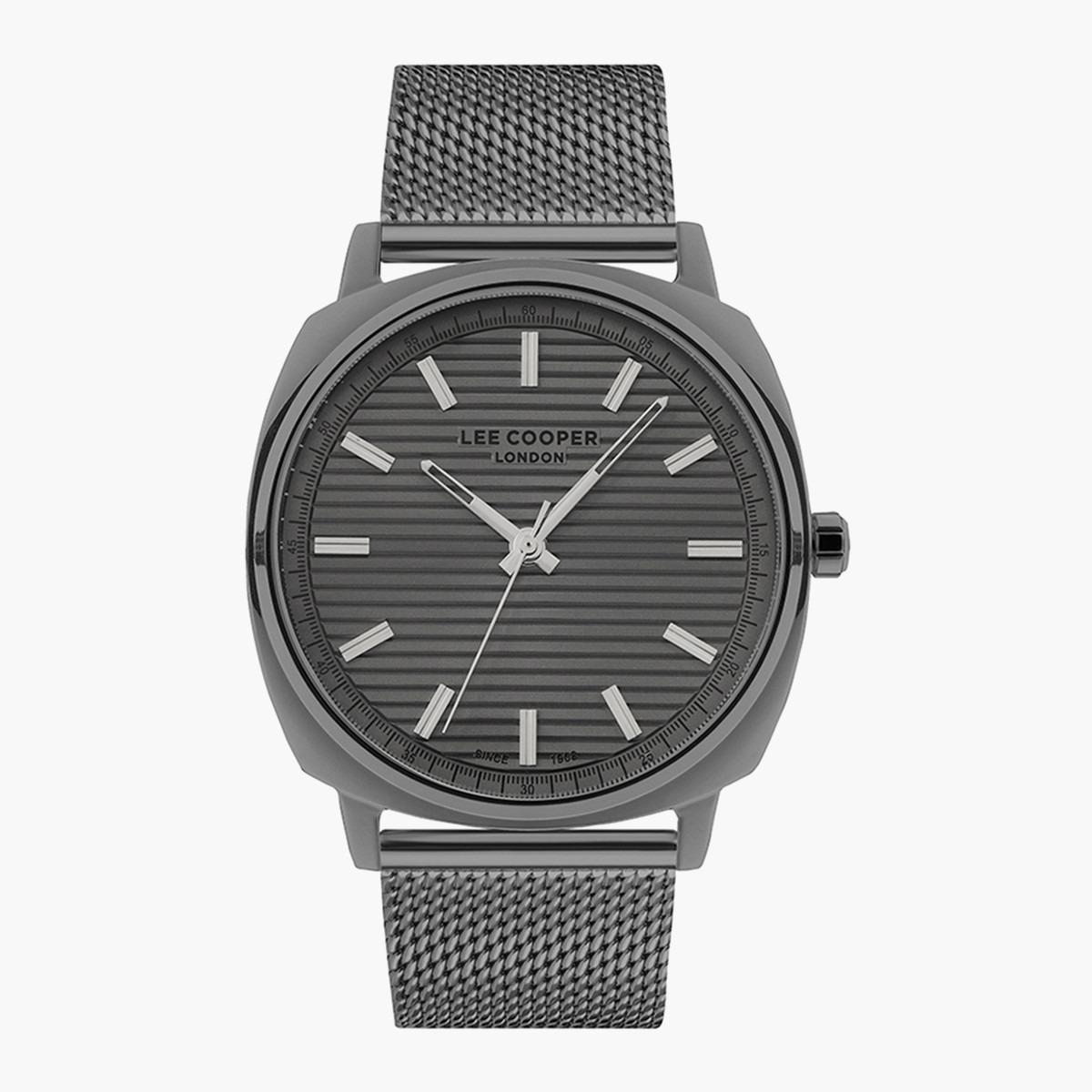 Lee Cooper Men's Grey Analog Mesh Strap Watch -LC07049.060-men-watchesandjewellery-watches-image-1