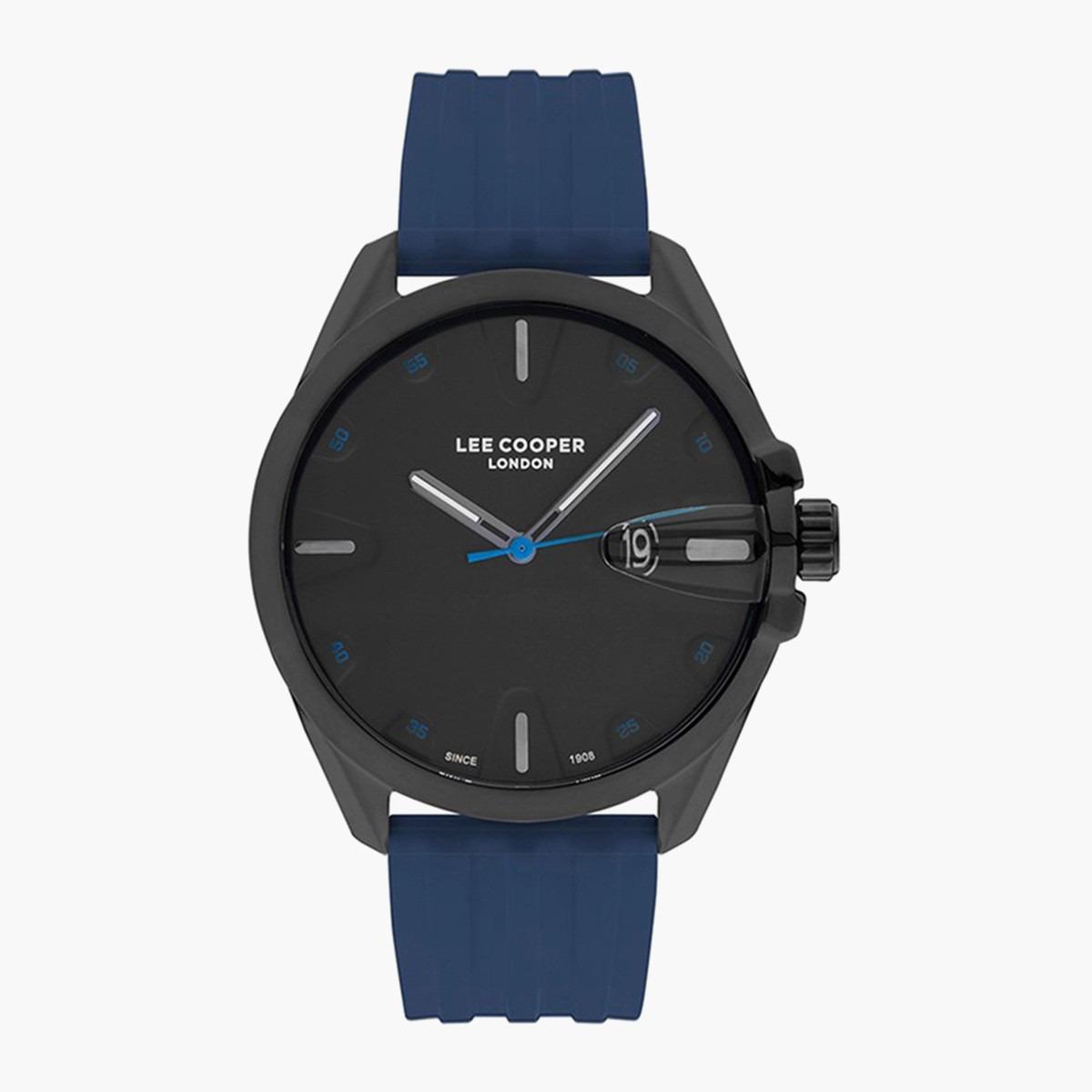 Lee Cooper Men's Blue Analog Silicone Strap Watch -LC07053.659-men-watchesandjewellery-watches-image-1
