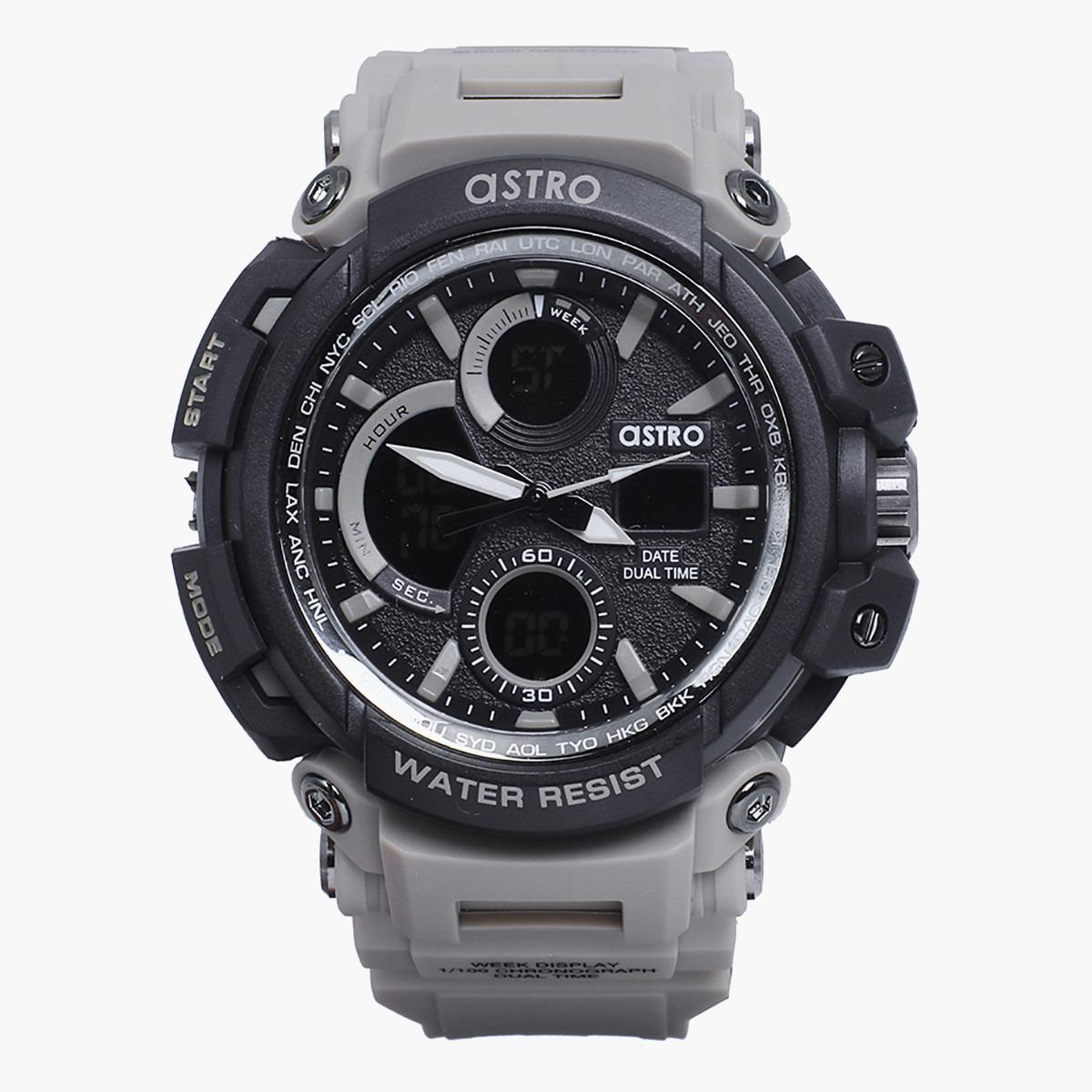 ساعة استرو للرجال كاكي بسوار بلاستيك انالوج-رقمية - A20807-men-watchesandjewellery-watches-image-1