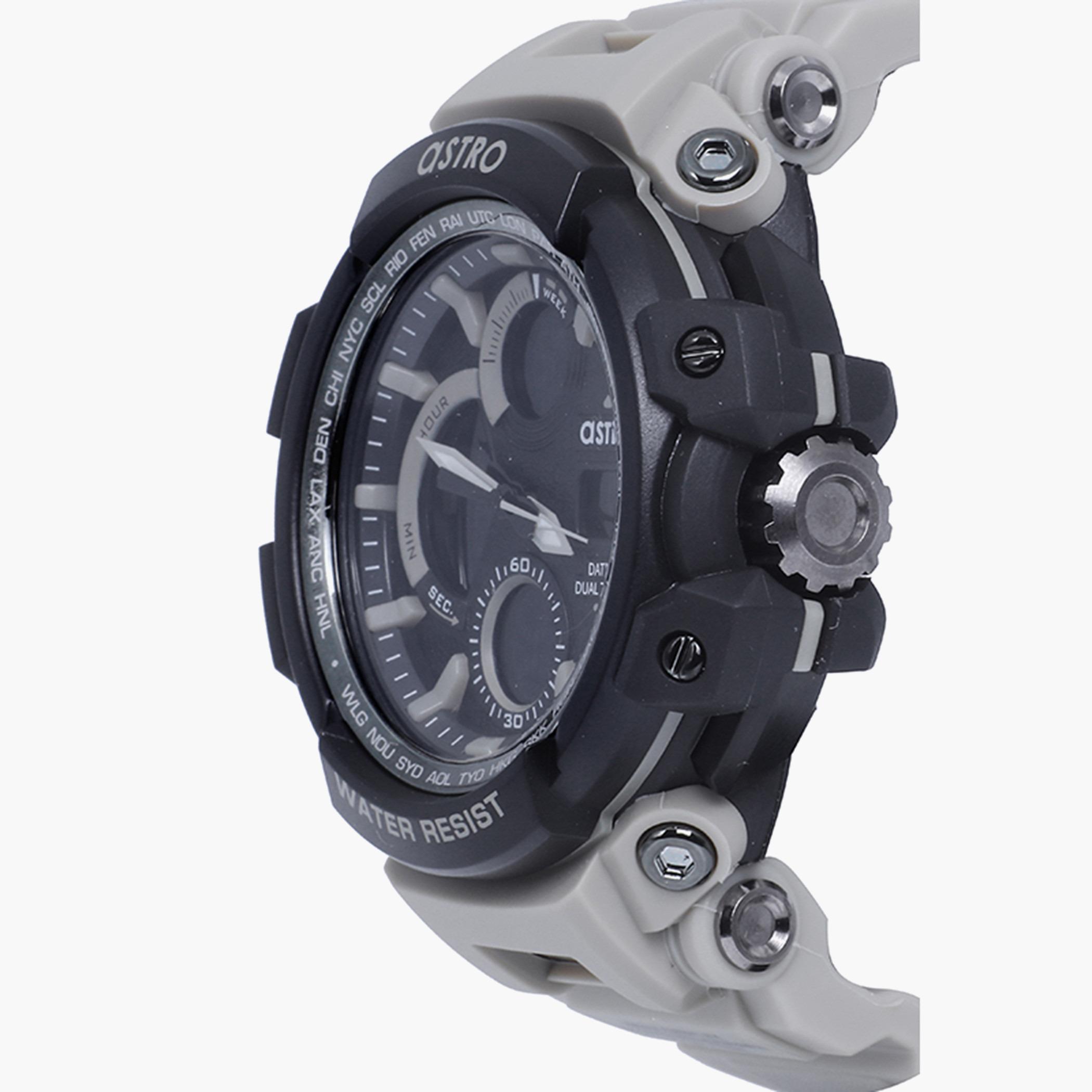 ساعة استرو للرجال كاكي بسوار بلاستيك انالوج-رقمية - A20807-men-watchesandjewellery-watches-image-2