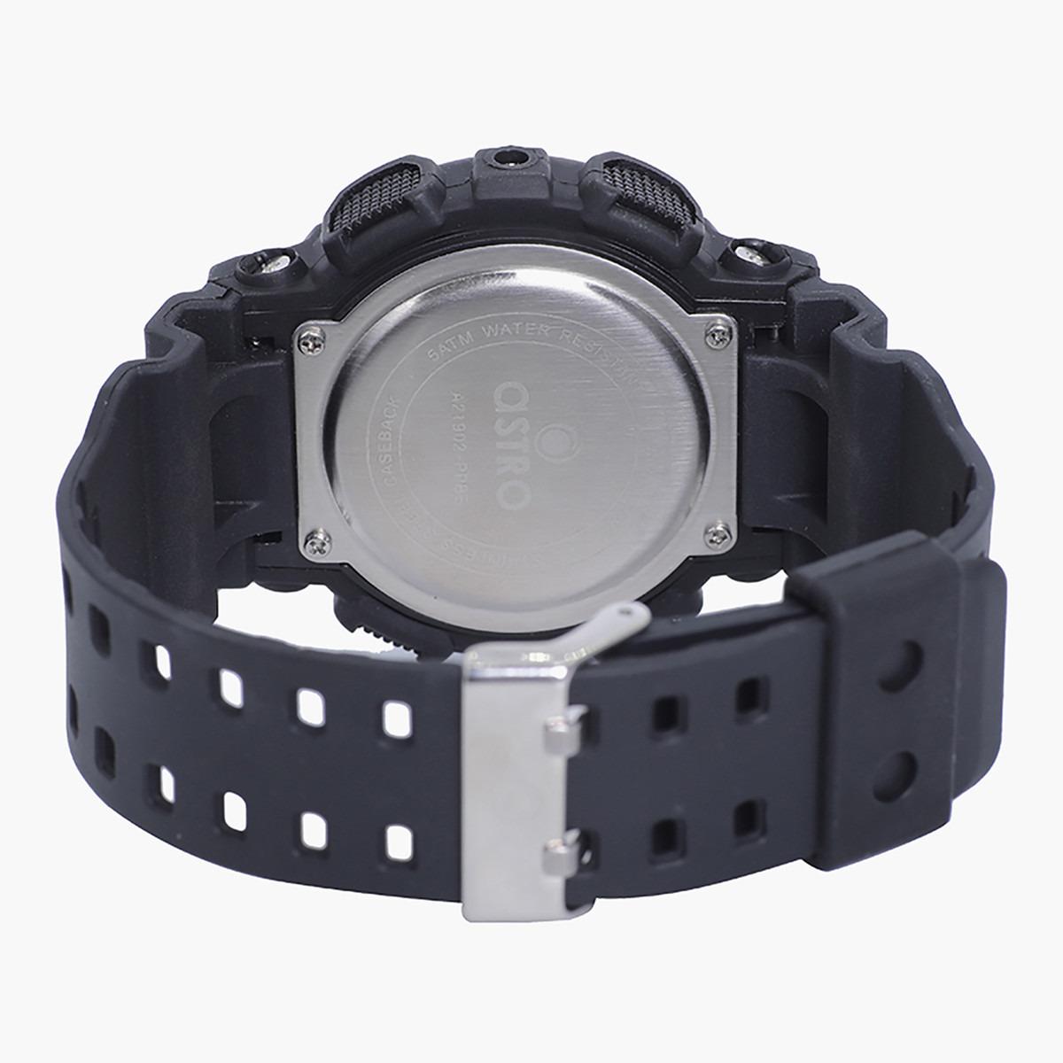 ساعة استرو للللرجال رقمية بسوار بلاستيك اسود - A21902-men-watchesandjewellery-watches-image-3