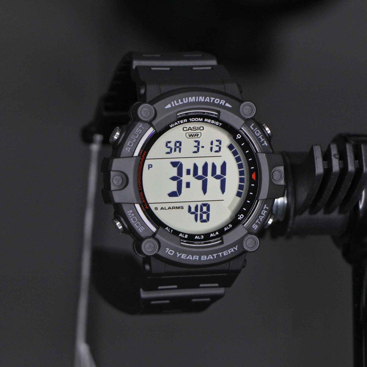 Casio Men's Black Digital Resin Strap Watch -AE-1500WH-1AVDF-men-watchesandjewellery-watches-image-2