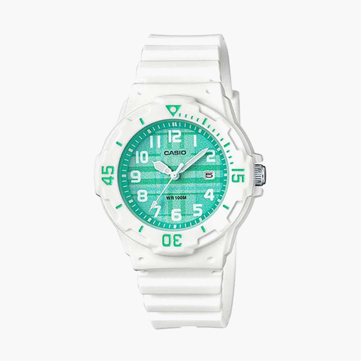 LRW-200H-3CVDF- راقب حزام لدائن تناظرية أبيض للنساء كاسيو-women-watchesandjewellery-watches-image-1