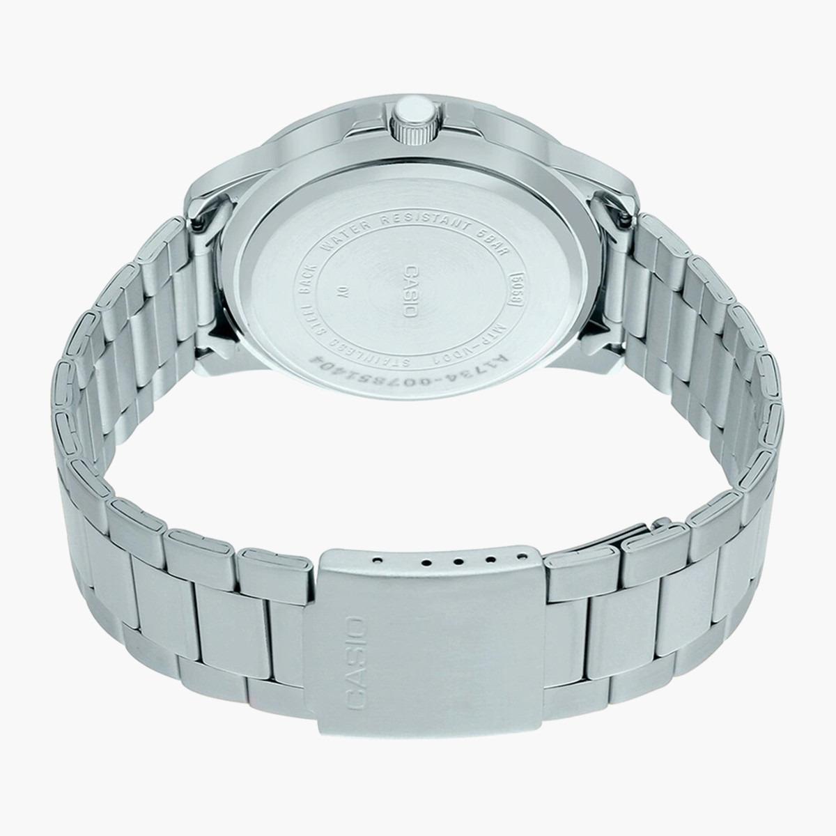 Casio Men's Silver Analog Stainless Steel Strap Watch -MTP-VD01D-1E2VUDF-men-watchesandjewellery-watches-image-3