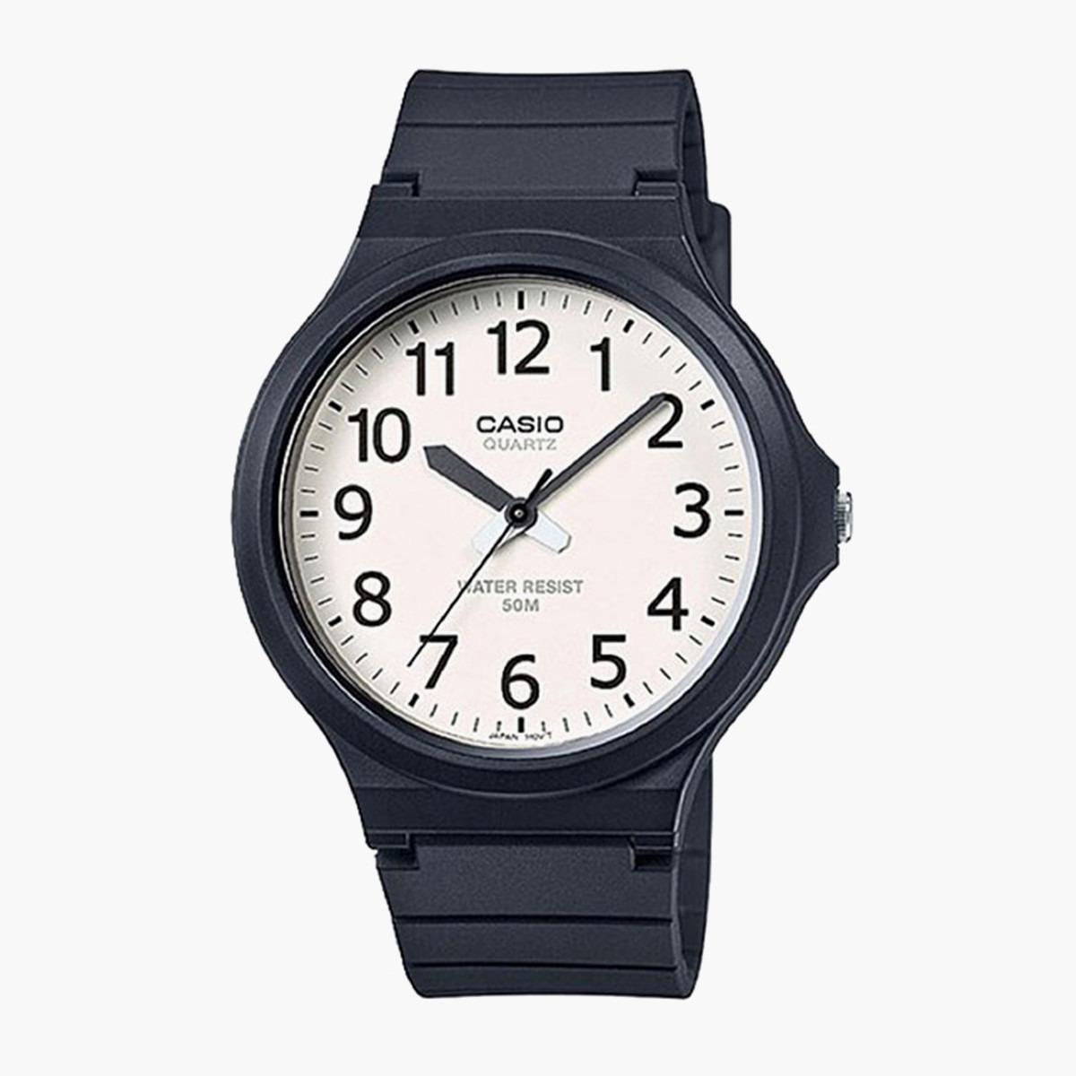 Casio Men's Black Analog Resin Strap Watch -MW-240-7BVDF-men-watchesandjewellery-watches-image-1