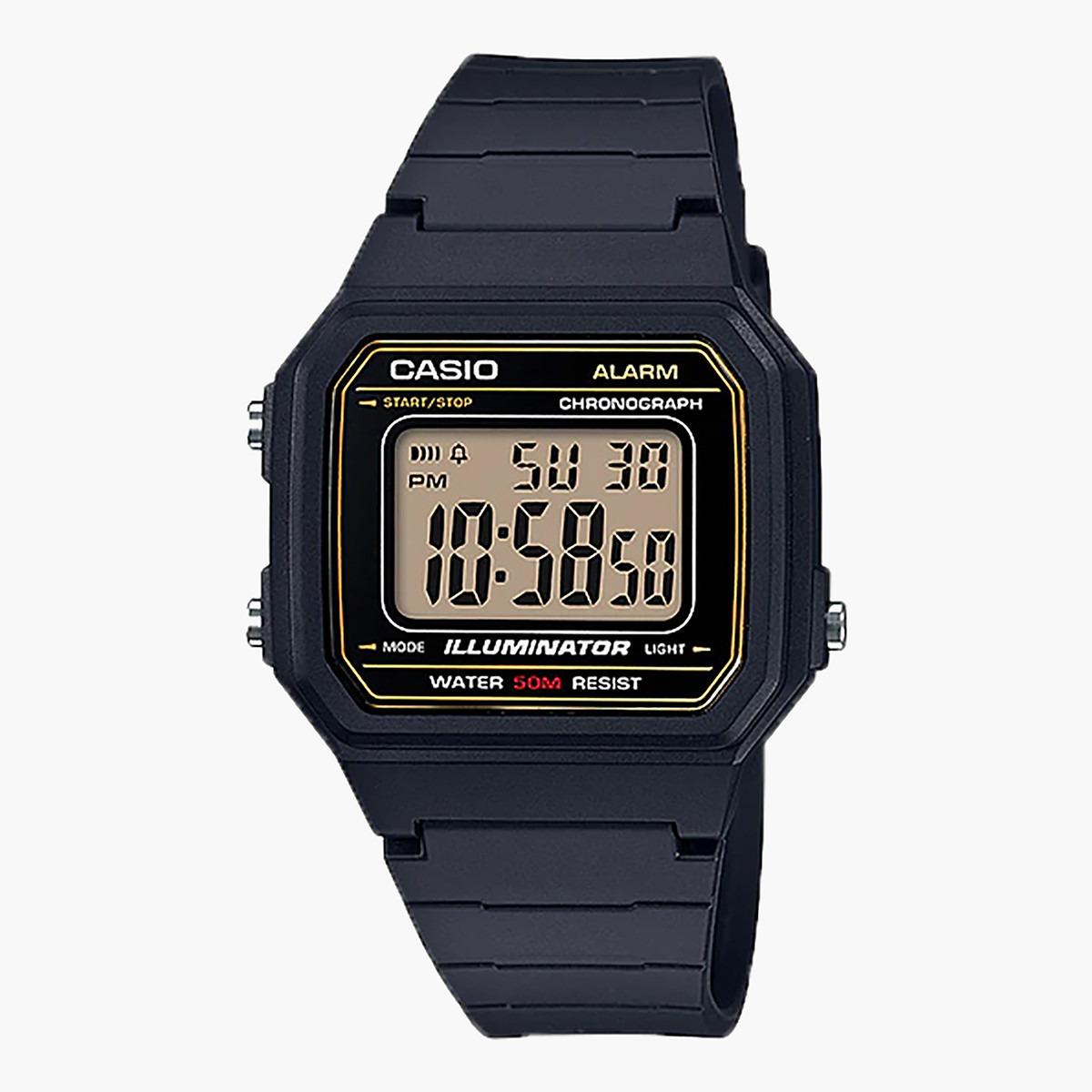 Casio Men's Blue Digital Resin Strap Watch -W-217H-9AVDF-men-watchesandjewellery-watches-image-1