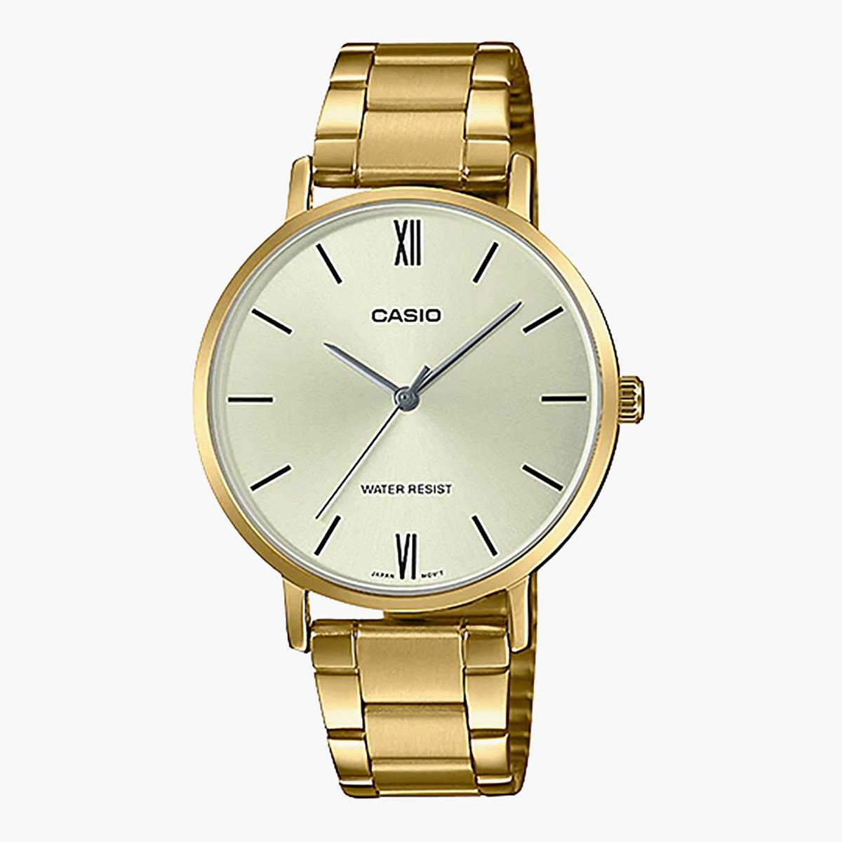 LTP-VT01G-9BUDF- راقب حزام ستانليس ستيل تناظرية ذهبي للنساء كاسيو-women-watchesandjewellery-watches-image-1