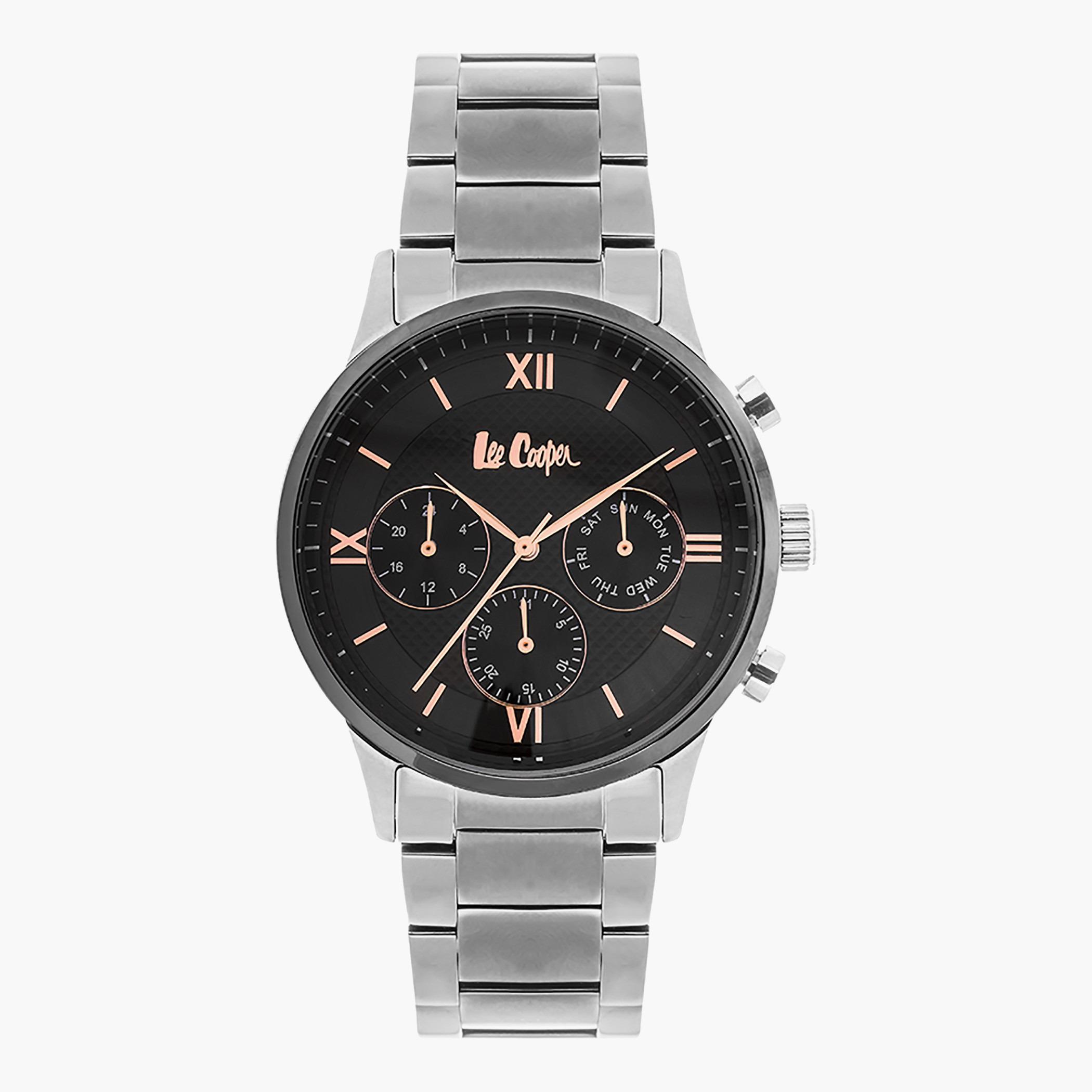LC06922.350- راقب حزام معدن كرونوغراف فضة ملك الرجال لي كوبر-men-watchesandjewellery-watches-image-1