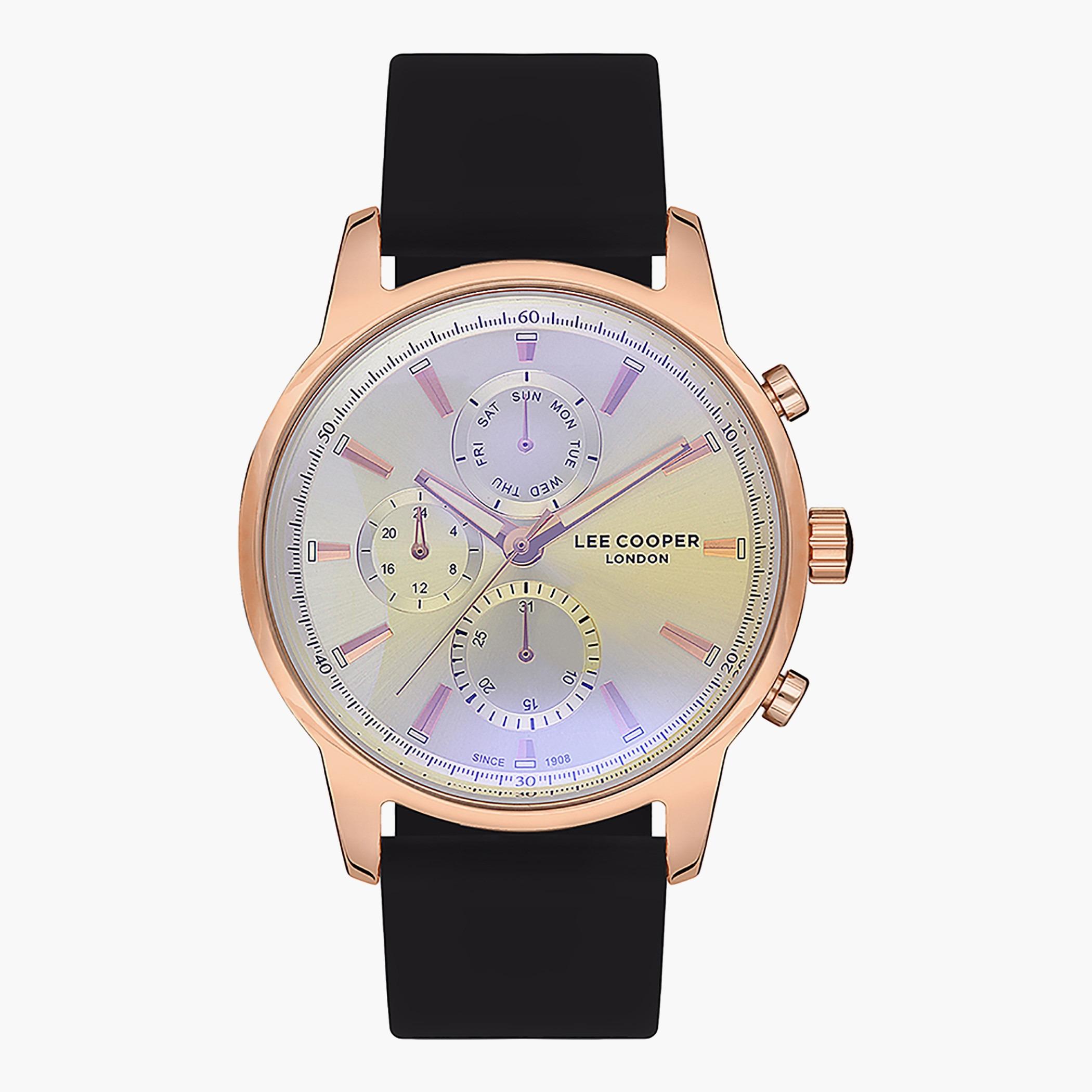 LC07161.431- راقب حزام جلد كرونوغراف أسود ملك الرجال لي كوبر-men-watchesandjewellery-watches-image-1