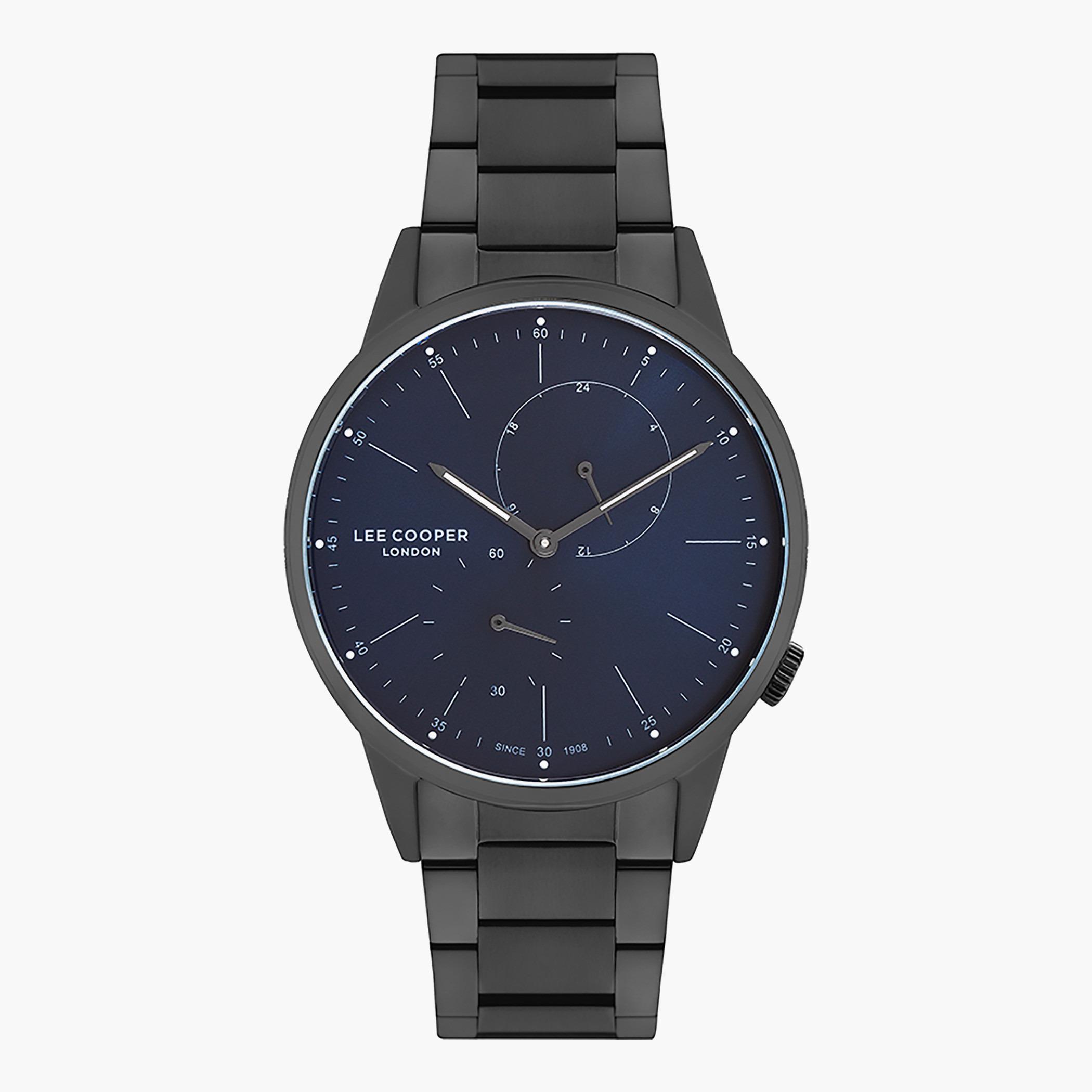 Lee Cooper Men's Grey Analog Metal Strap Watch -LC07085.090-men-watchesandjewellery-watches-image-1