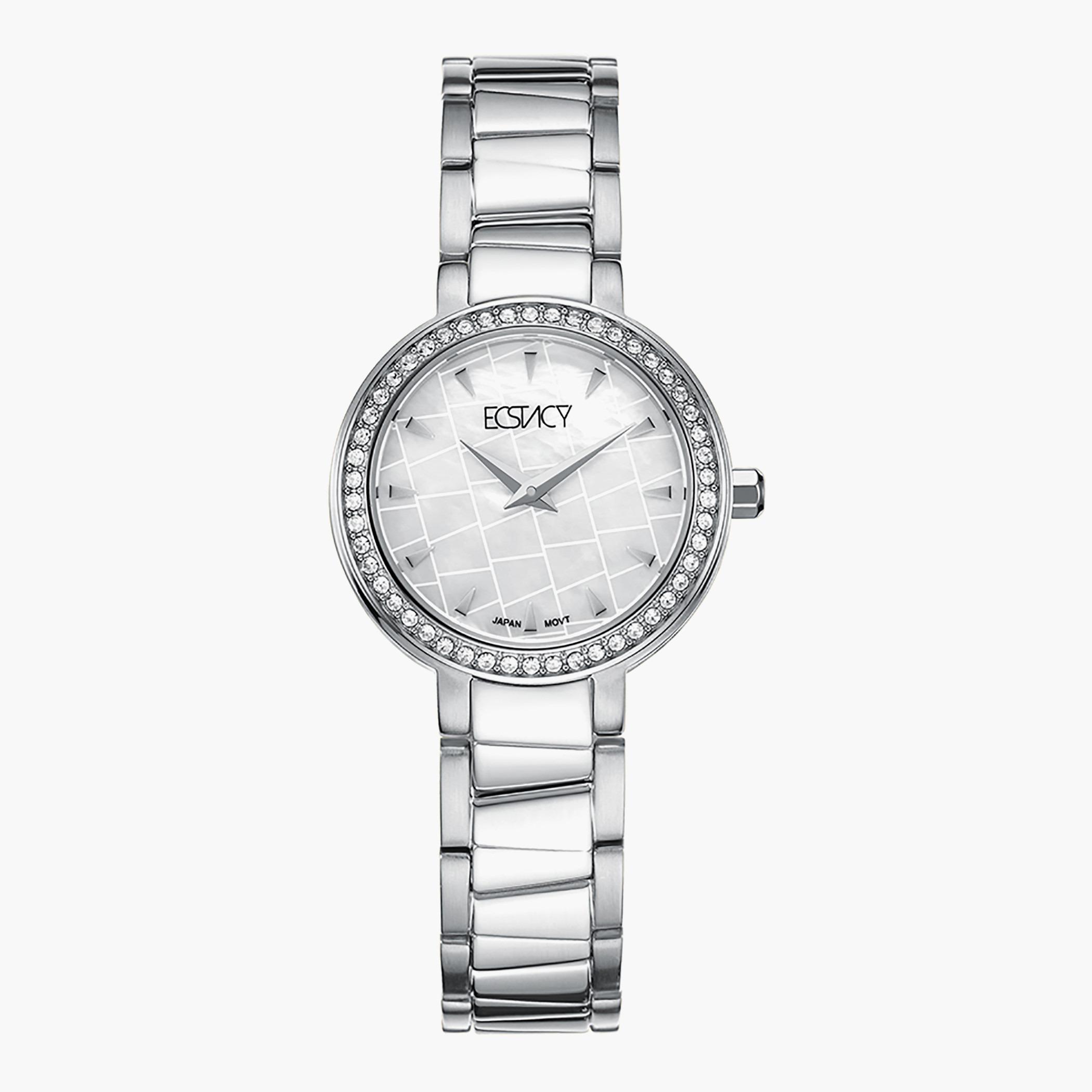 E20504-SBSM- راقب حزام ستانليس ستيل تناظرية بني للنساء اكستازي-women-watchesandjewellery-watches-image-1