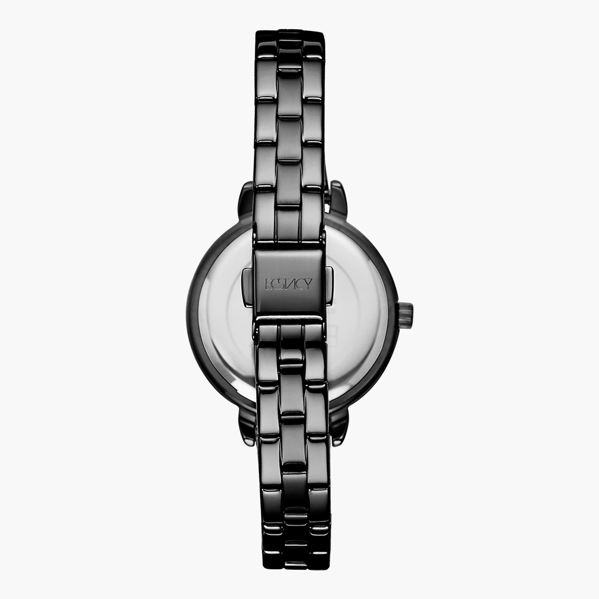 E8502-BBBB- راقب حزام ستانليس ستيل تناظرية أسود للنساء اكستازي-women-watchesandjewellery-watches-image-3