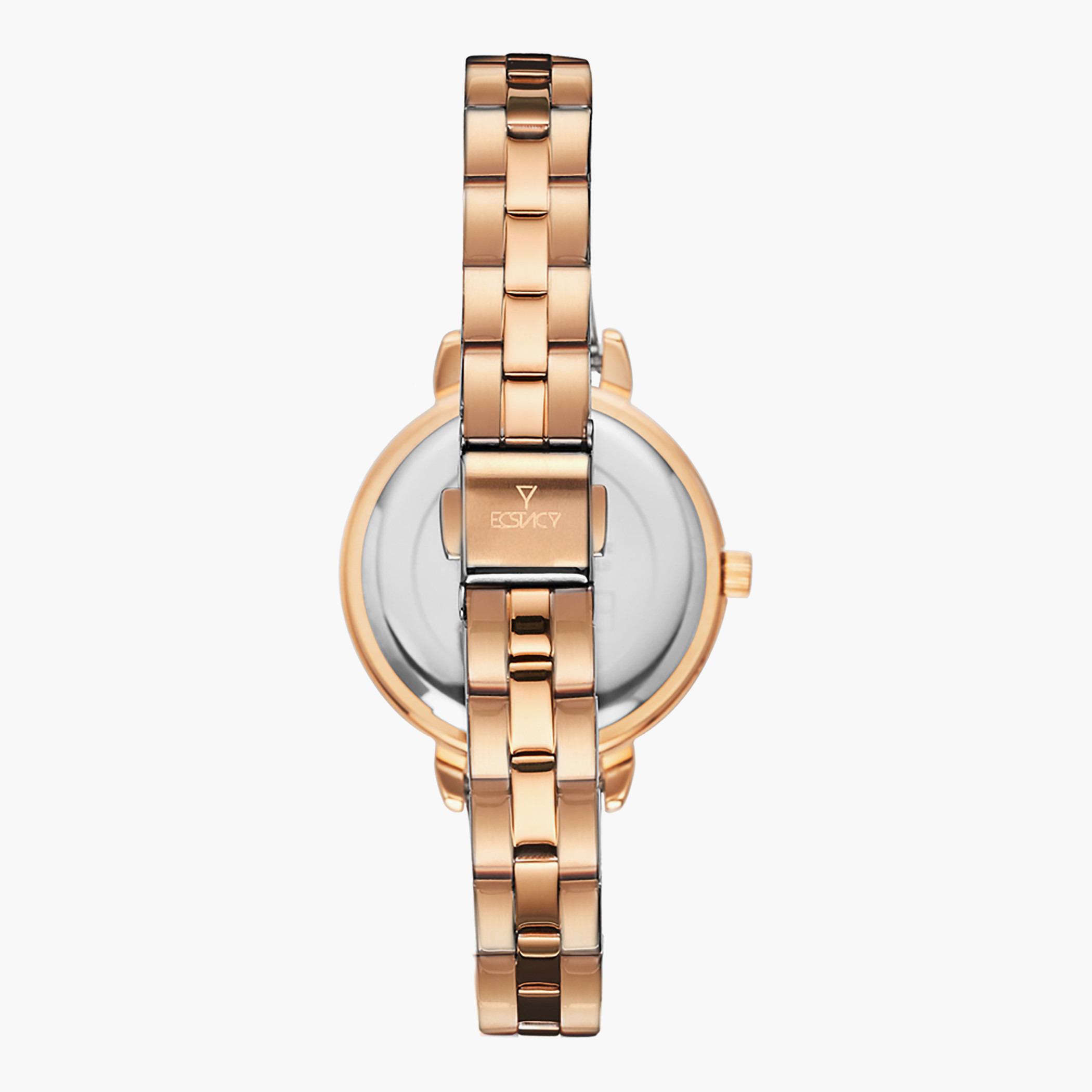 E8502-RBKK- راقب حزام ستانليس ستيل تناظرية ذهبي وردي للنساء اكستازي-women-watchesandjewellery-watches-image-3