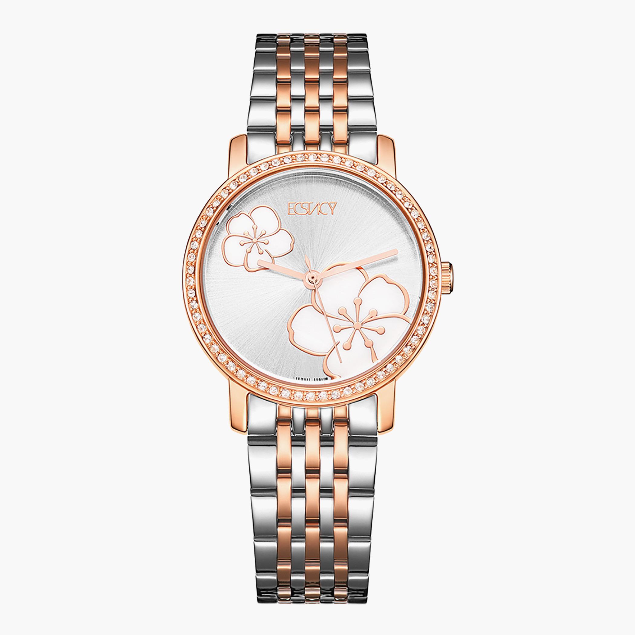 E9500-KBKS- راقب حزام ستانليس ستيل تناظرية بني للنساء اكستازي-women-watchesandjewellery-watches-image-1