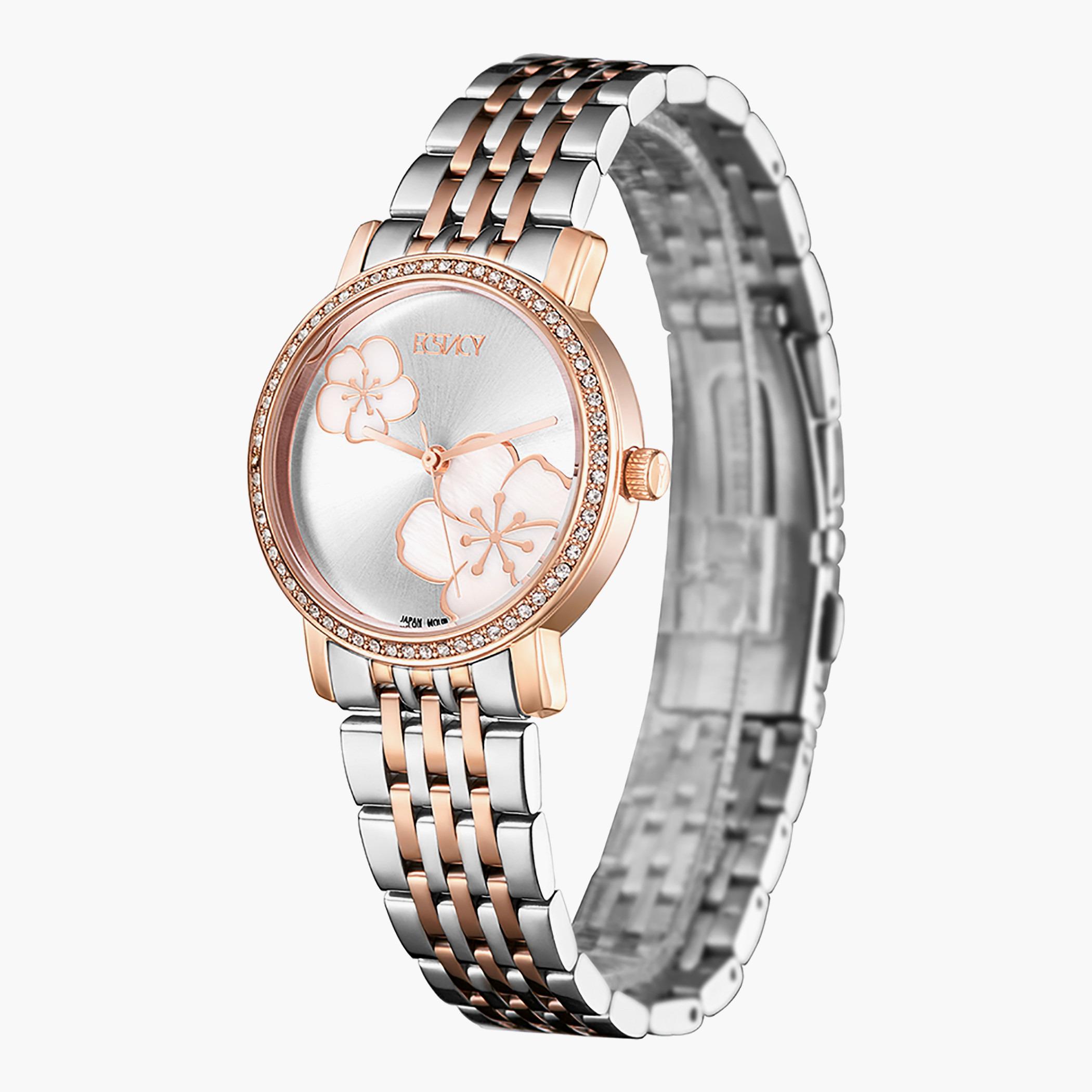 E9500-KBKS- راقب حزام ستانليس ستيل تناظرية بني للنساء اكستازي-women-watchesandjewellery-watches-image-2