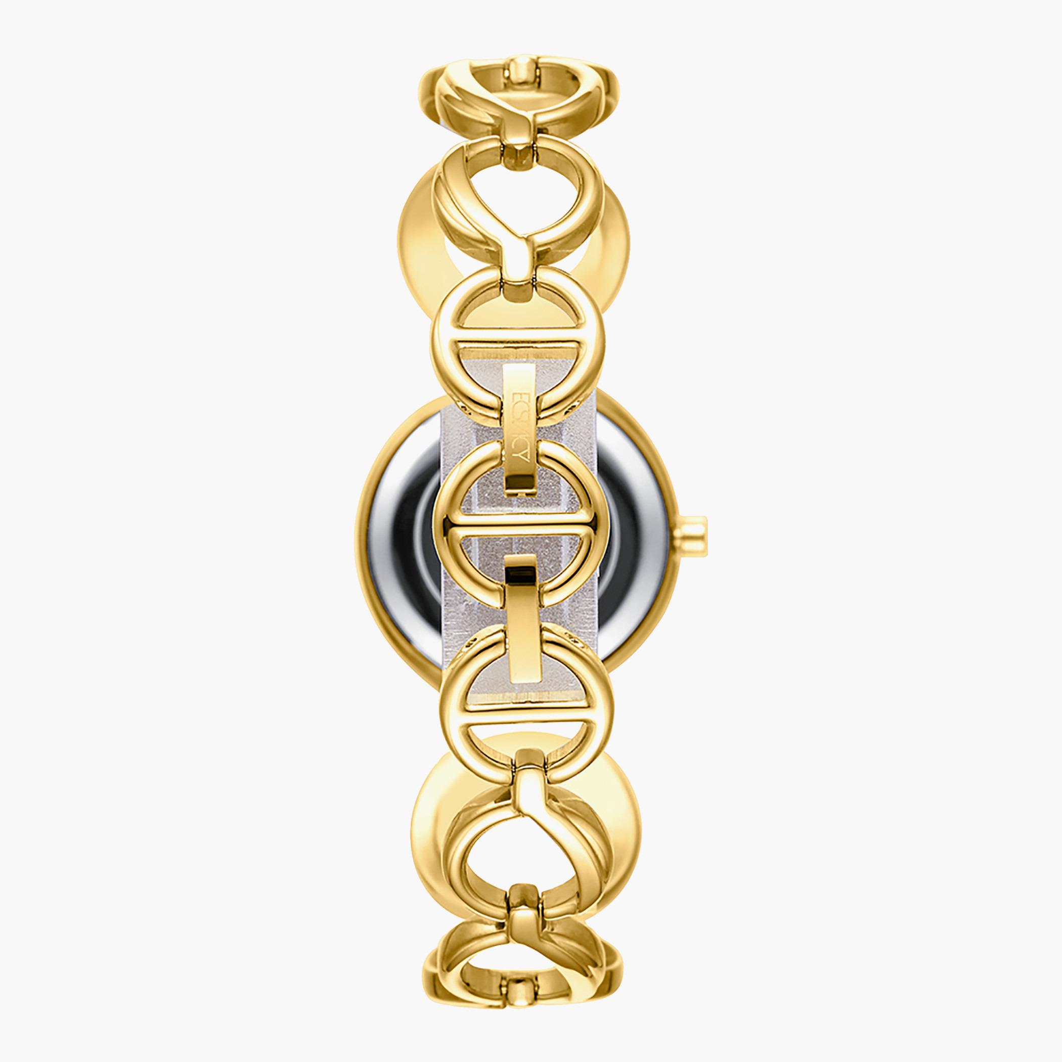 E9515-GBGB- راقب حزام ستانليس ستيل تناظرية ذهبي للنساء اكستازي-women-watchesandjewellery-watches-image-3