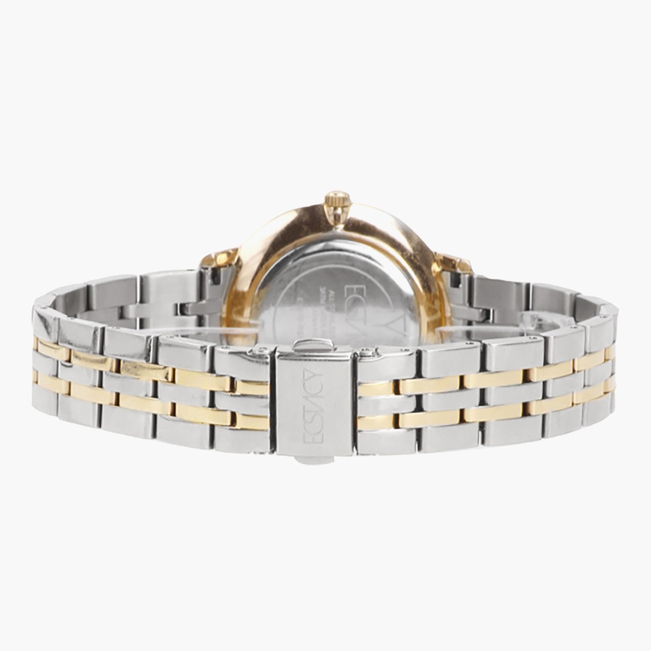 Ecstasy Women's Silver & Gold Analog Stainless Steel Strap Watch -E9519-TBTM-women-watchesandjewellery-watches-image-3