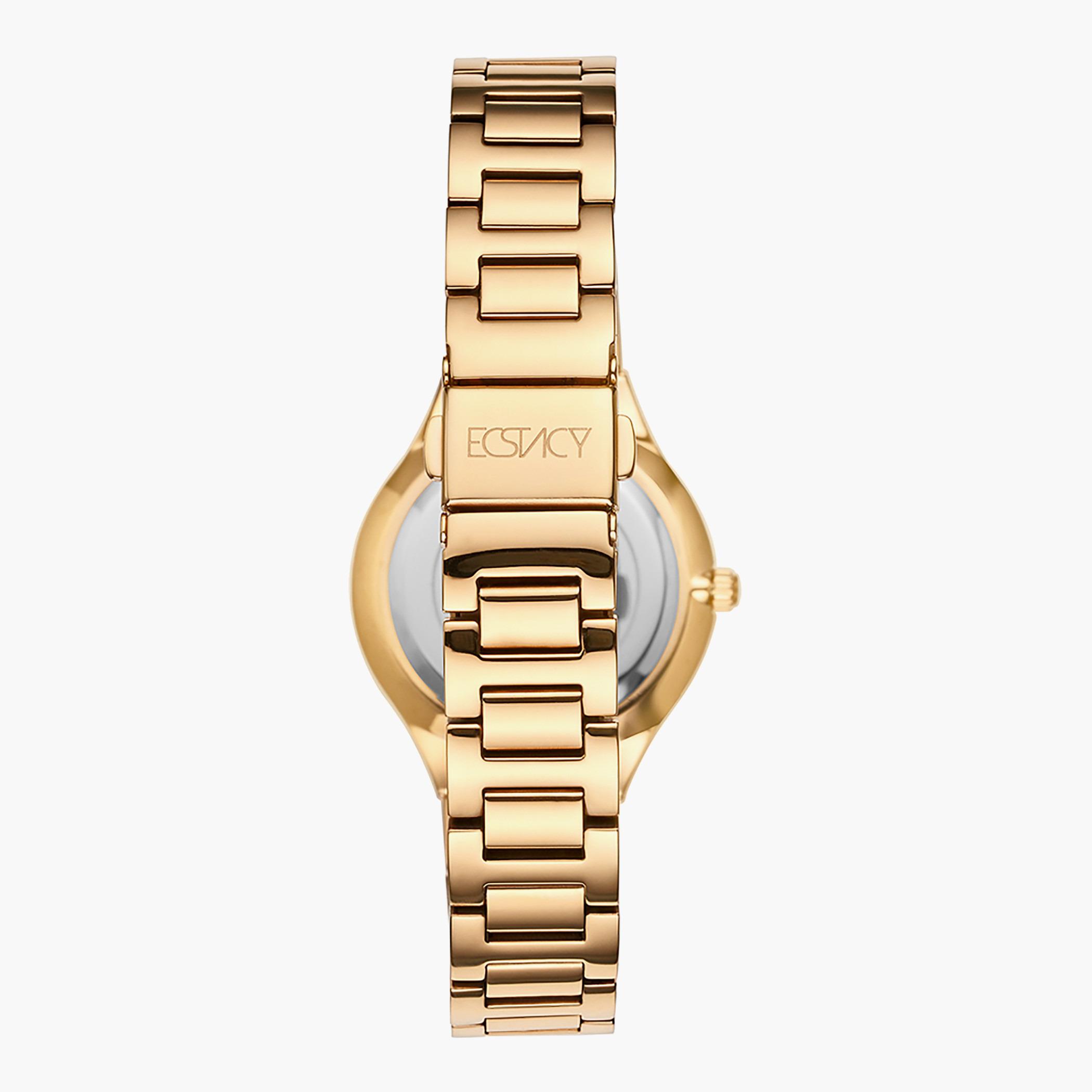 E9520-GBGMC- راقب حزام ستانليس ستيل تناظرية ذهبي للنساء اكستازي-women-watchesandjewellery-watches-image-3