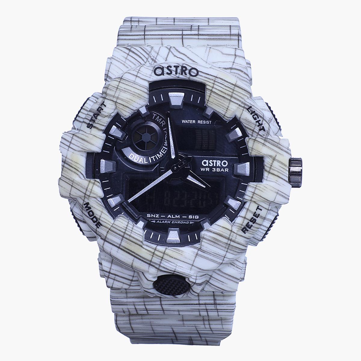 A20806-PPWB- راقب رجال حزام لدائن تناظرية/ رقمية أبيض للرجال أسترو-men-watchesandjewellery-watches-image-1