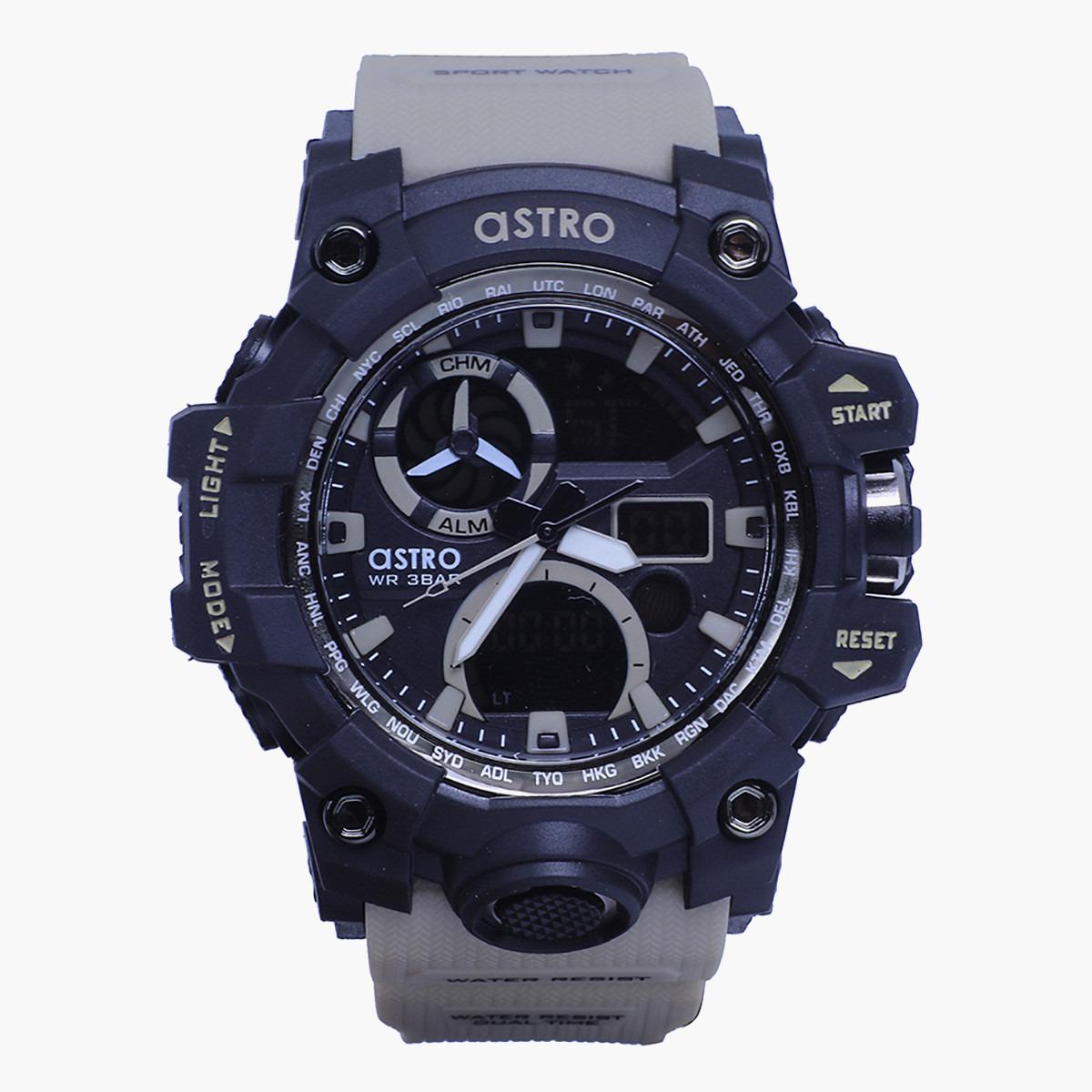 A20808-PPCB- راقب حزام لدائن تناظرية/ رقمية أخضر للرجال أسترو-men-watchesandjewellery-watches-image-1