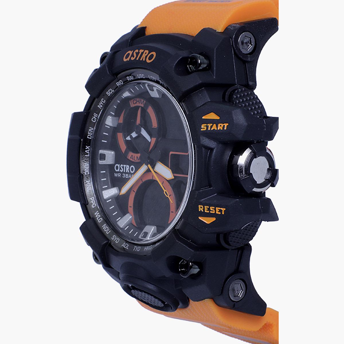 A20808-PPOB- راقب رجال حزام لدائن تناظرية/ رقمية البرتقالي للرجال أسترو-men-watchesandjewellery-watches-image-2