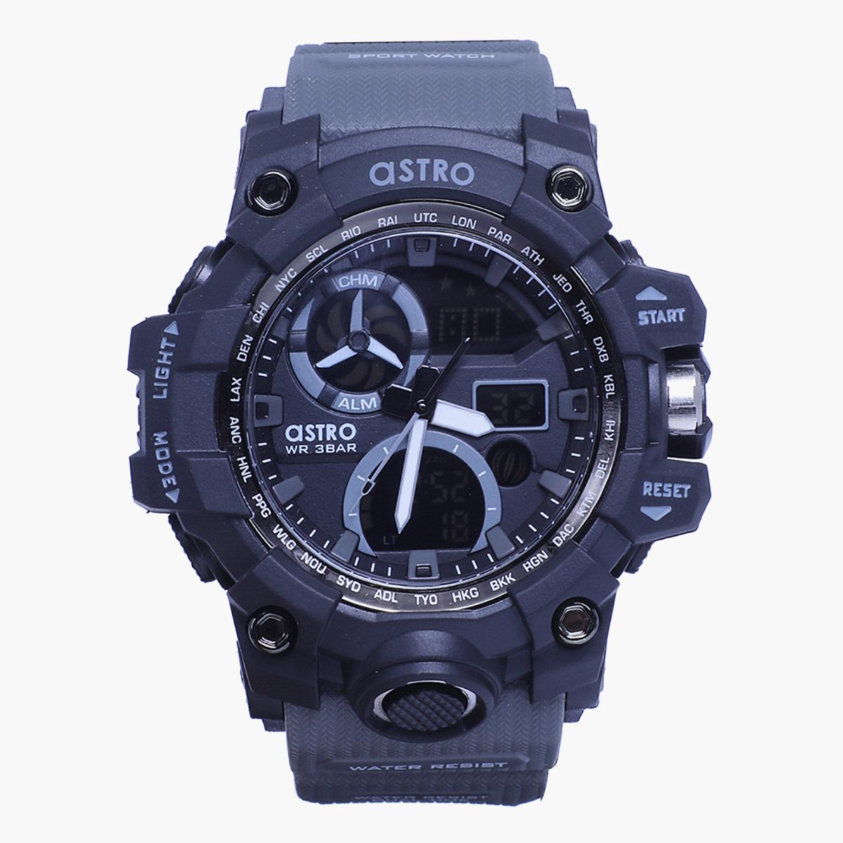A20808-PPBB- راقب رجال حزام لدائن تناظرية/ رقمية رمادي للرجال أسترو-men-watchesandjewellery-watches-image-1