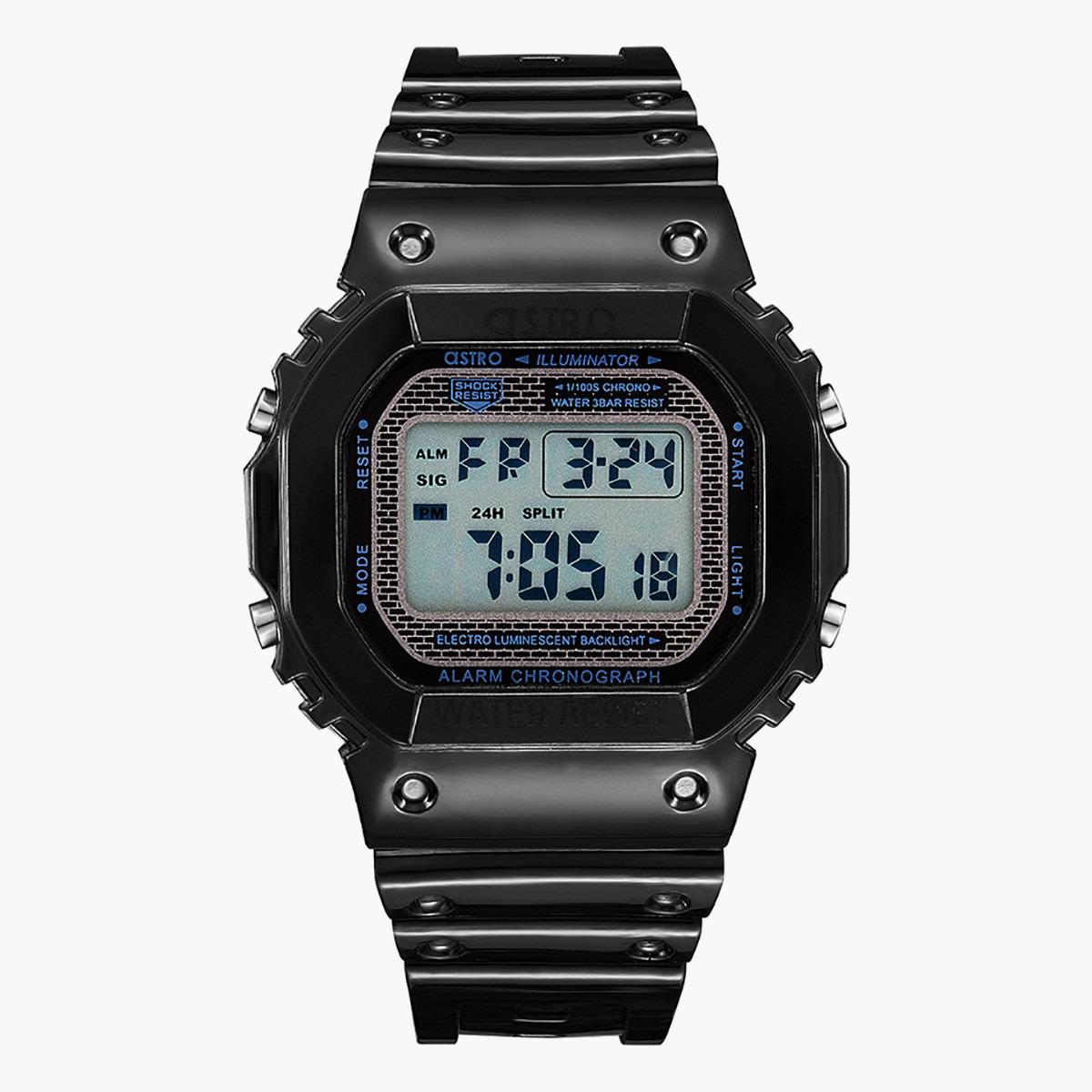A21807-PPBB- راقب حزام لدائن رقميّة أسود أطفال أسترو-girls-accessories-watches-image-1