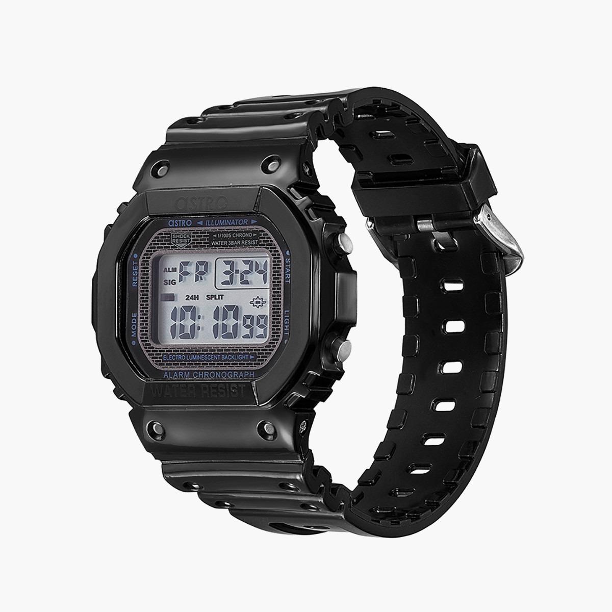 A21807-PPBB- راقب حزام لدائن رقميّة أسود أطفال أسترو-girls-accessories-watches-image-2