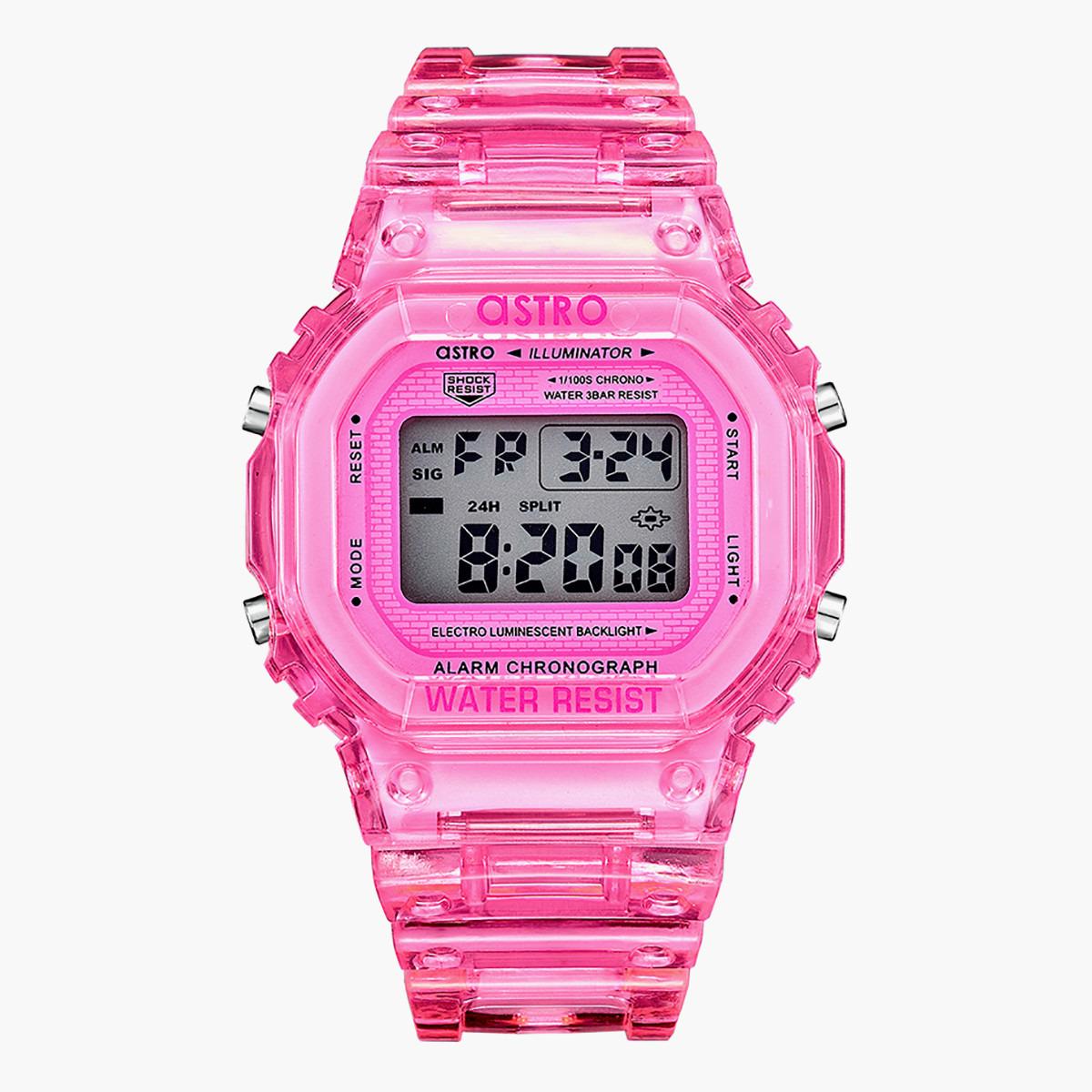 Astro Kid's Pink Digital Plastic Strap Watch -A21807-PPPP-girls-accessories-watches-image-1