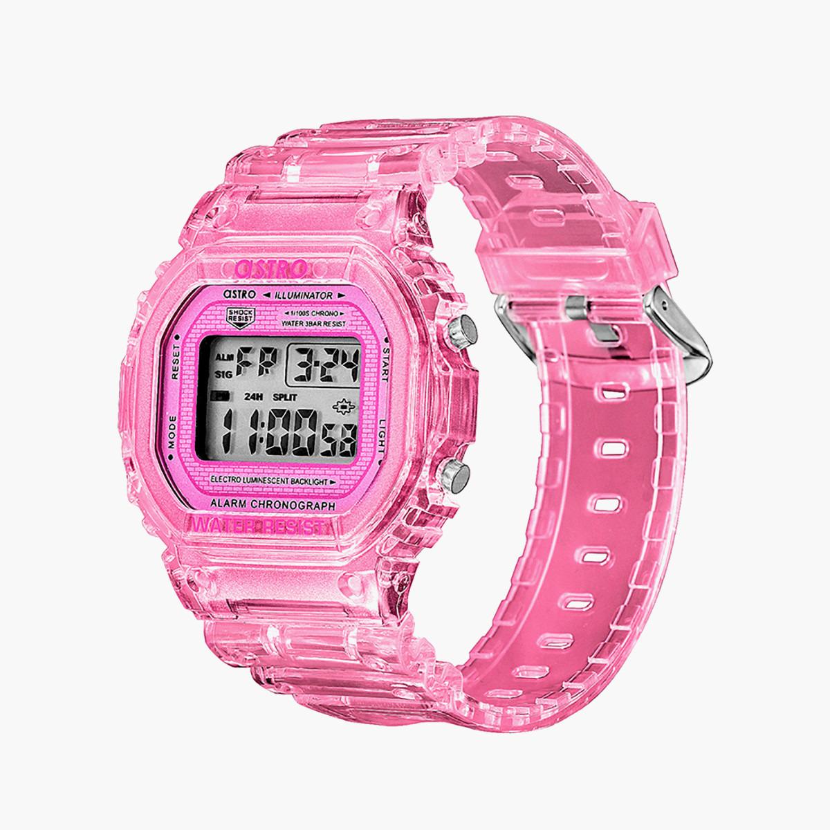 Astro Kid's Pink Digital Plastic Strap Watch -A21807-PPPP-girls-accessories-watches-image-2