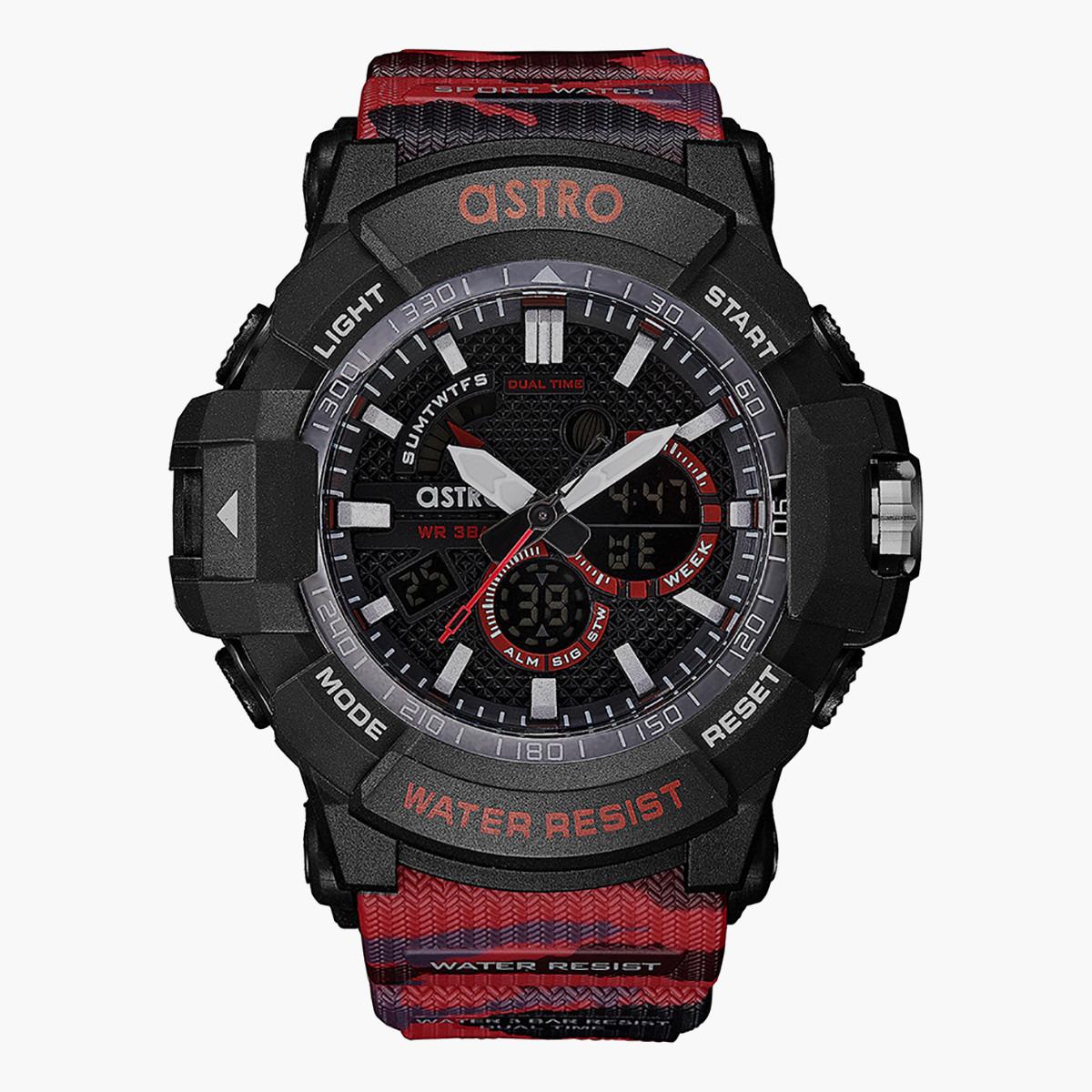 Astro Men Red Analog/Digital Plastic Strap Watch -A21808-PPRB-men-watchesandjewellery-watches-image-1