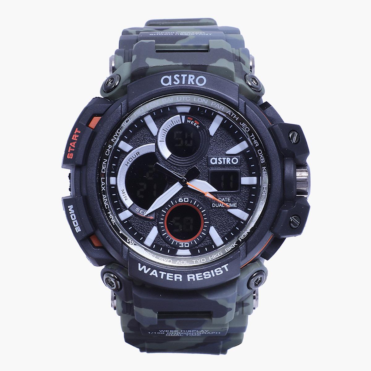 A9818-PPHB- راقب حزام لدائن تناظرية/ رقمية أخضر للرجال أسترو-men-watchesandjewellery-watches-image-1