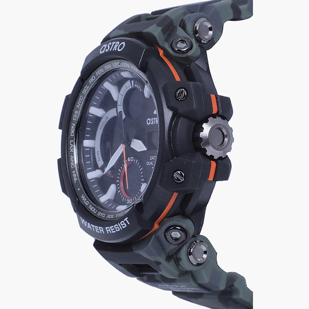 A9818-PPHB- راقب حزام لدائن تناظرية/ رقمية أخضر للرجال أسترو-men-watchesandjewellery-watches-image-2