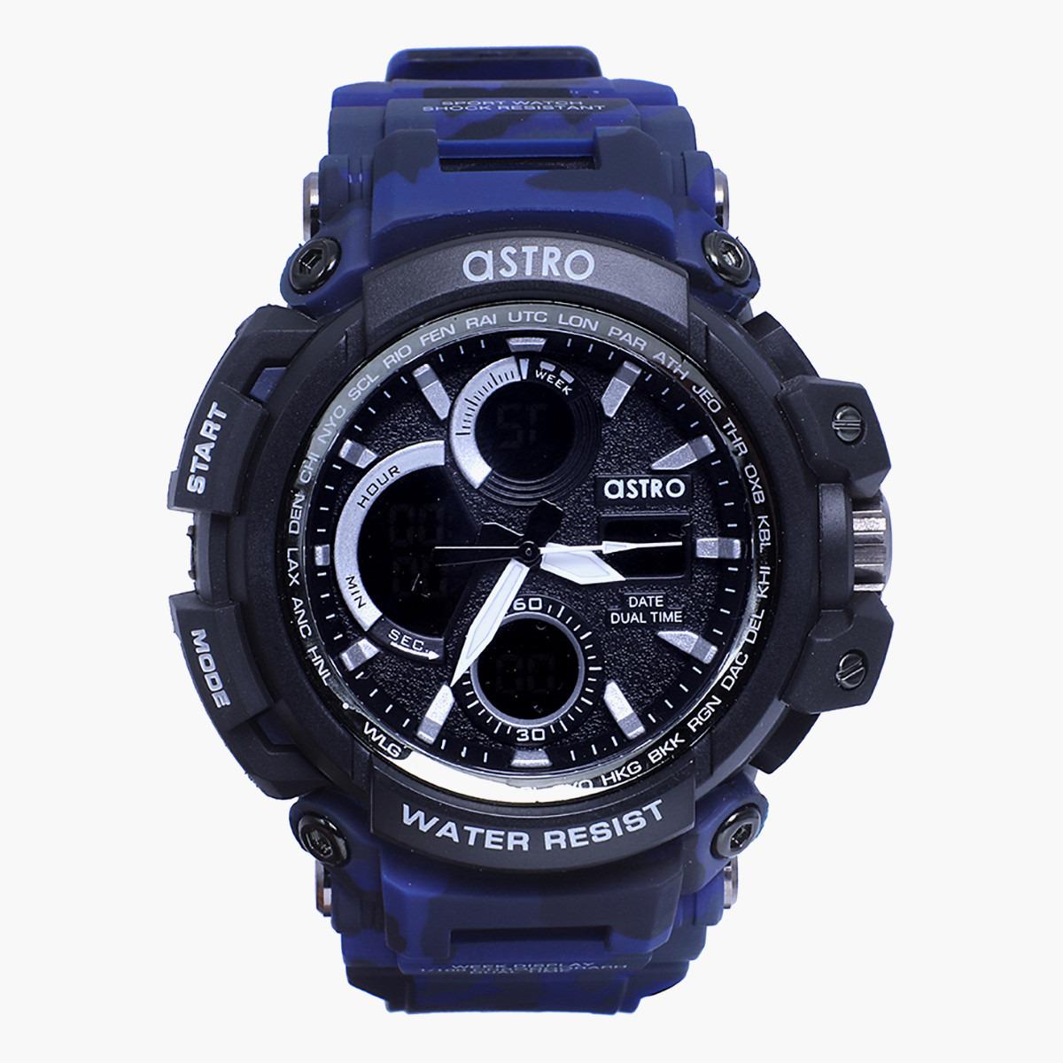 A9818-PPLB- راقب حزام لدائن تناظرية/ رقمية أزرق للرجال أسترو-men-watchesandjewellery-watches-image-1