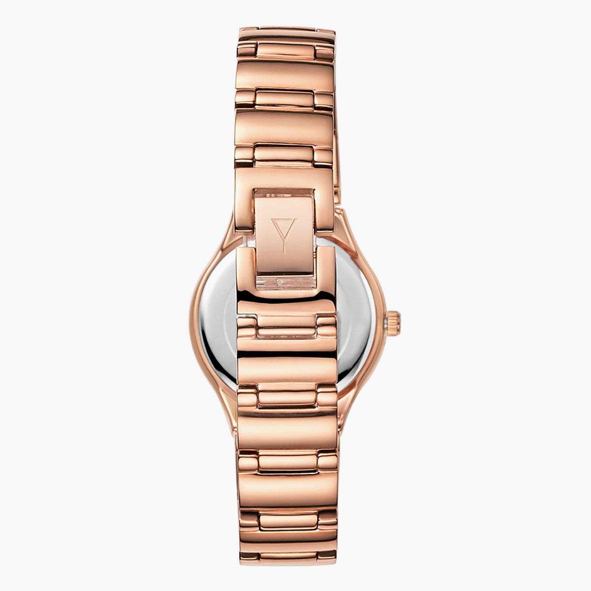 E6512RBKM- راقب حزام ستانليس ستيل تناظرية ذهبي وردي للنساء اكستازي-women-watchesandjewellery-watches-image-3